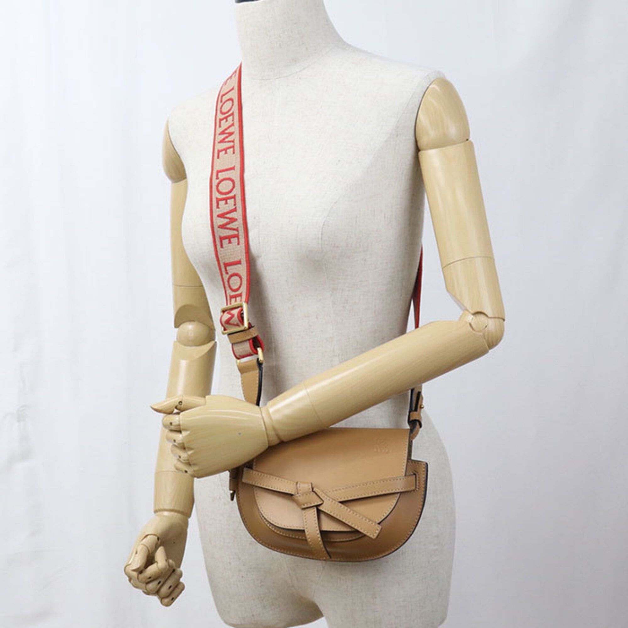 Loewe LOEWE Gate Dual Mini Crossbody Shoulder Bag for Women, Brown Size ONE SIZE - 9 Thumbnail