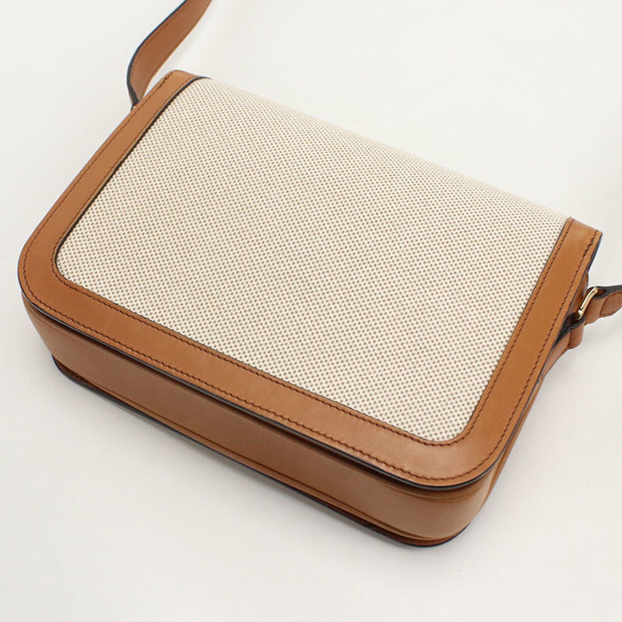 Celine CELINE Triomphe Crossbody Shoulder Bag for Women, Ivory Size ONE SIZE - 2 Thumbnail