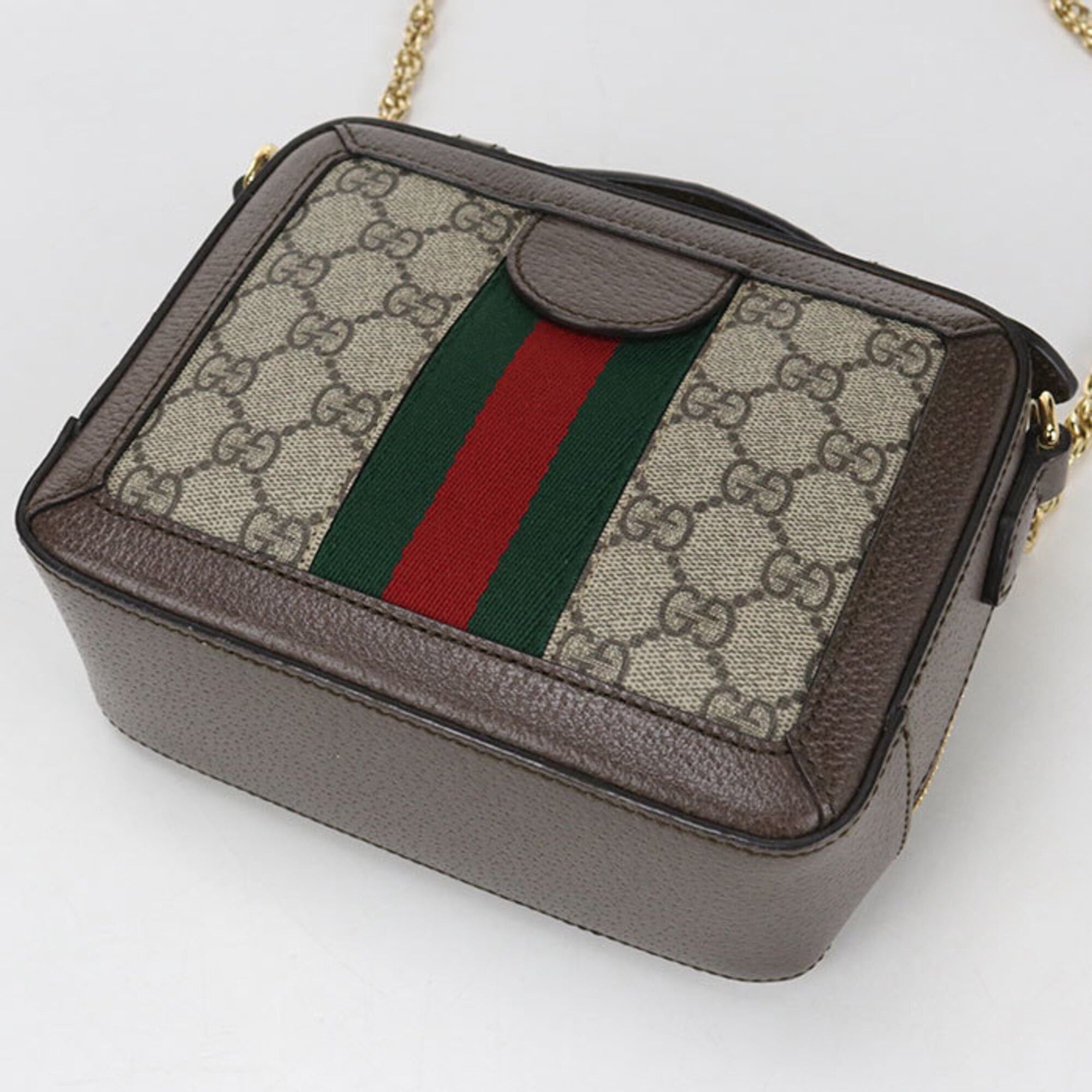 Gucci GUCCI Ophidia Crossbody Shoulder Bag 602576 (Brown) Size ONE SIZE - 2 Thumbnail