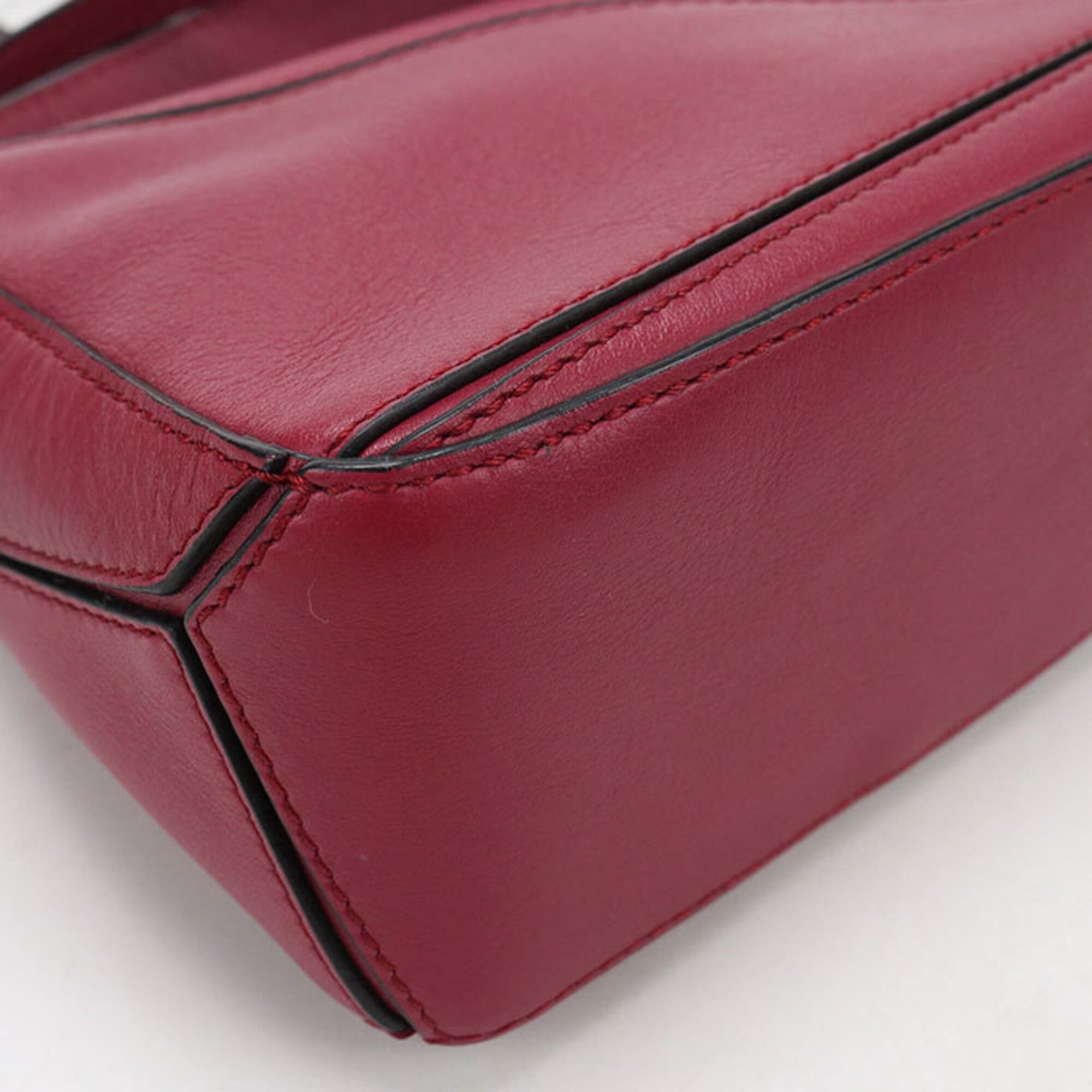 Loewe LOEWE Puzzle Bag Mini 2-Way Handbag for Women, Red Size ONE SIZE - 6 Thumbnail