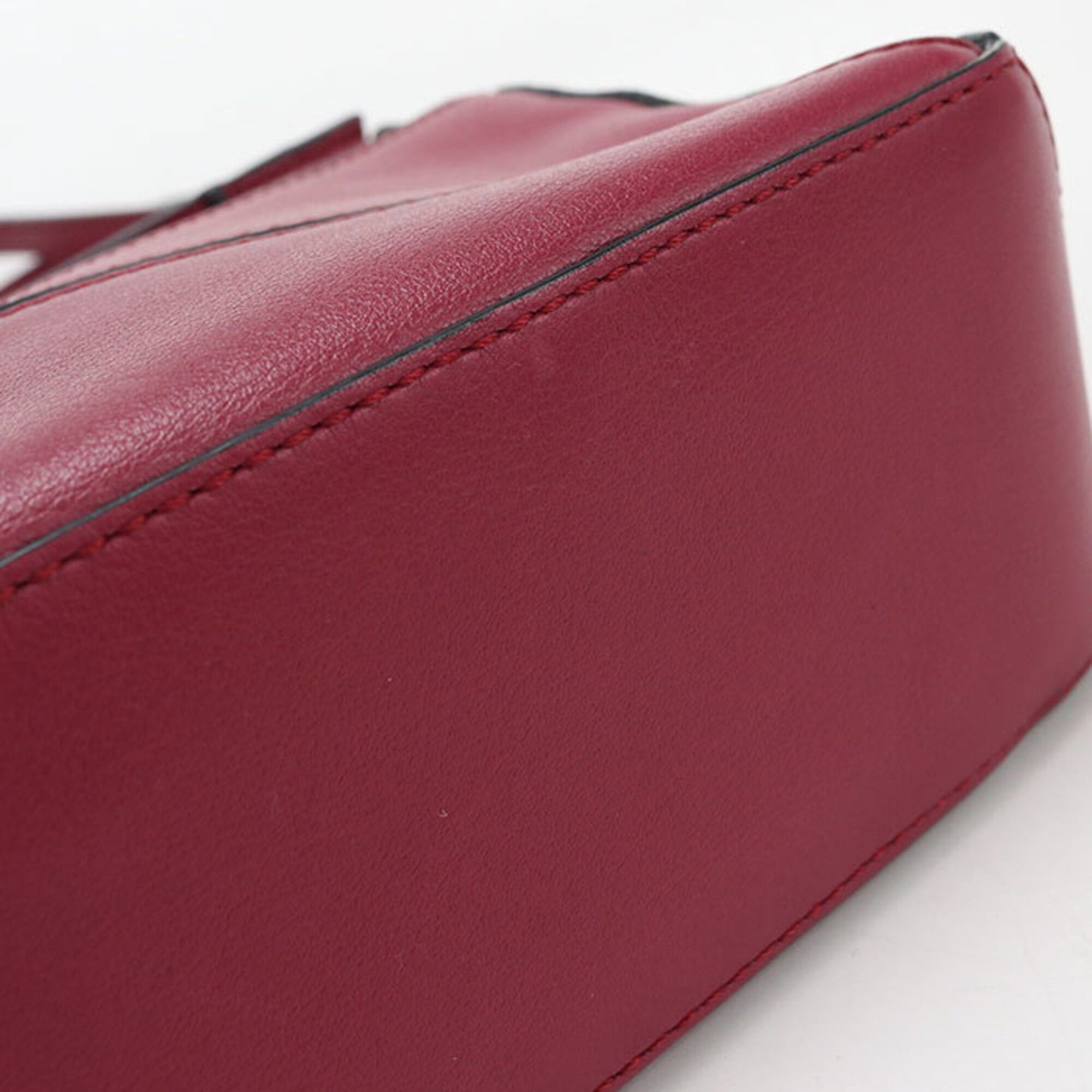 Loewe LOEWE Puzzle Bag Mini 2-Way Handbag for Women, Red Size ONE SIZE - 5 Thumbnail