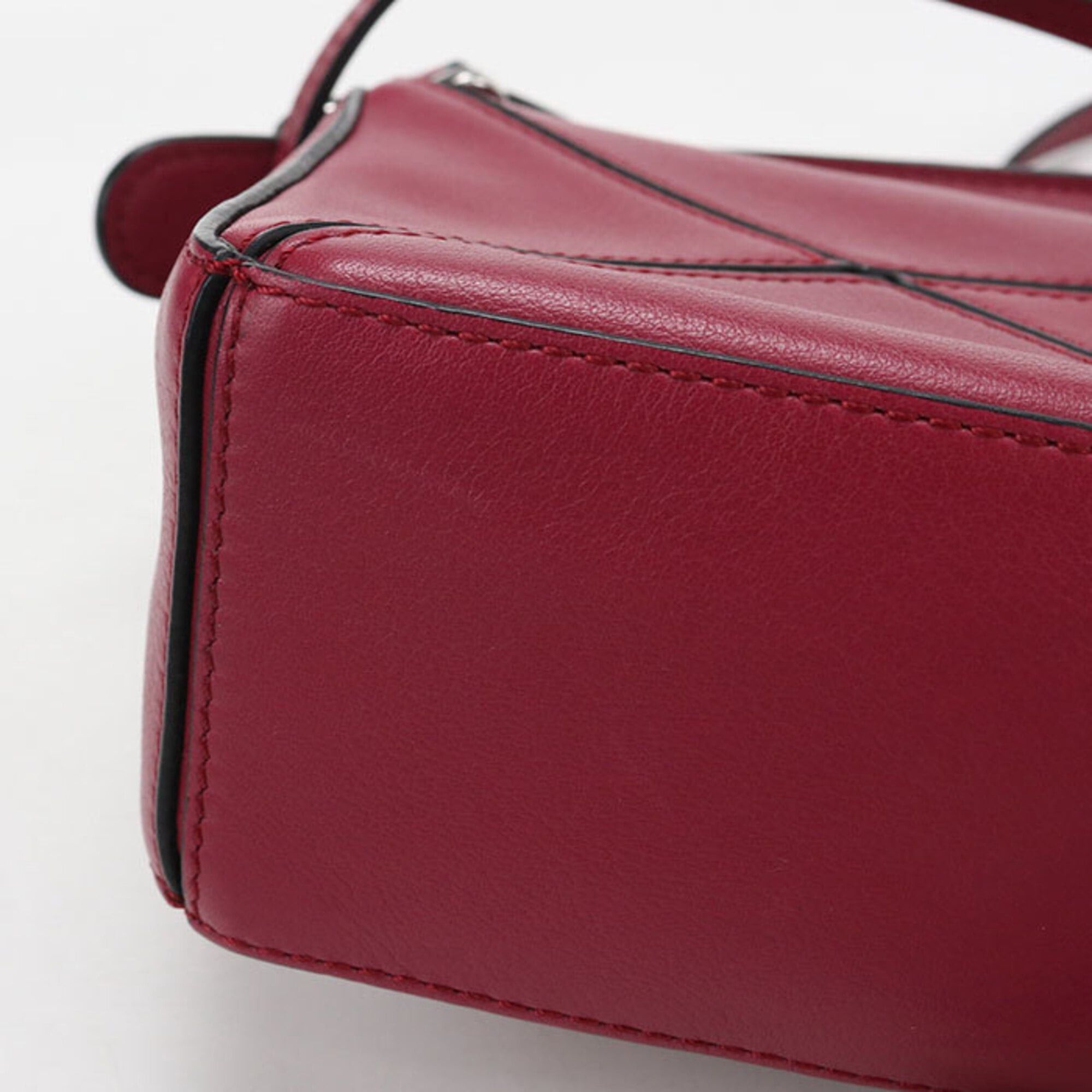 Loewe LOEWE Puzzle Bag Mini 2-Way Handbag for Women, Red Size ONE SIZE - 7 Thumbnail
