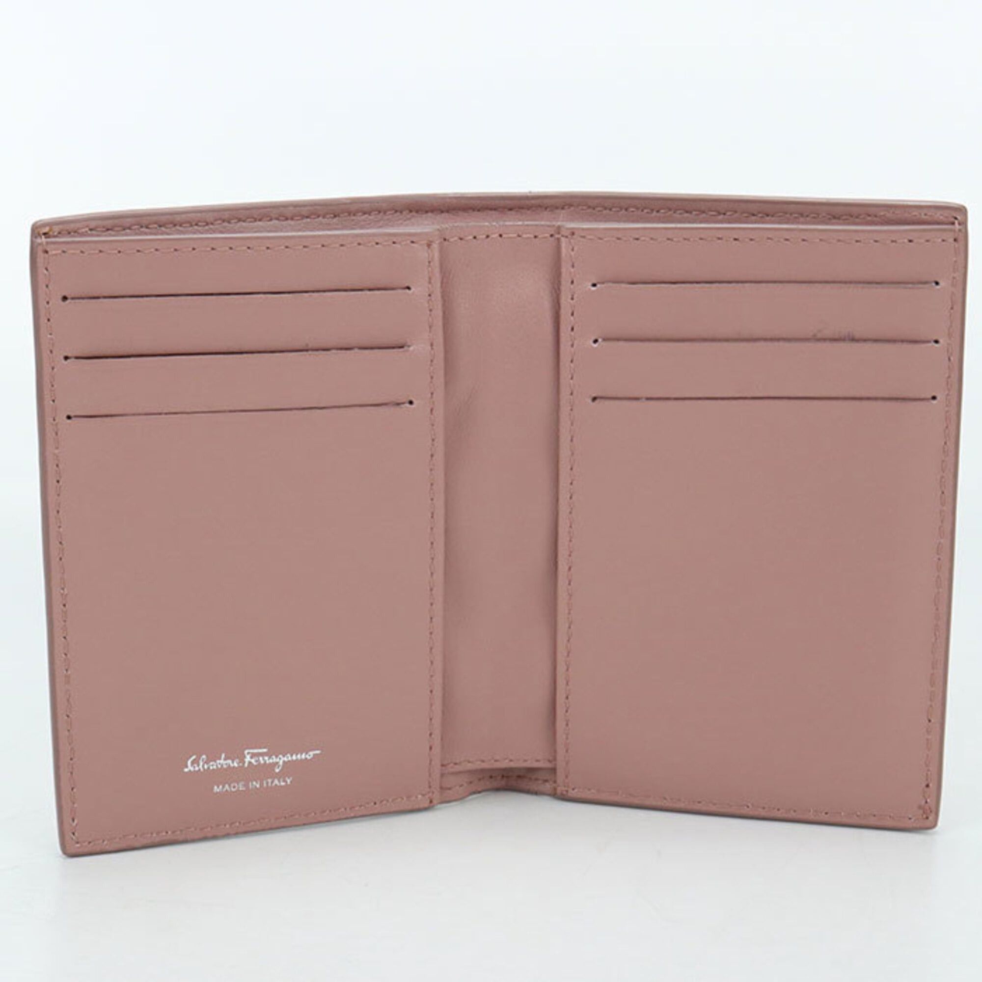 Salvatore Ferragamo Salvatore Ferragamo FERRAGAMO Ferragamo Bi-fold Wallet 22 D665 Gancini Women's Pink Size ONE SIZE - 3 Thumbnail
