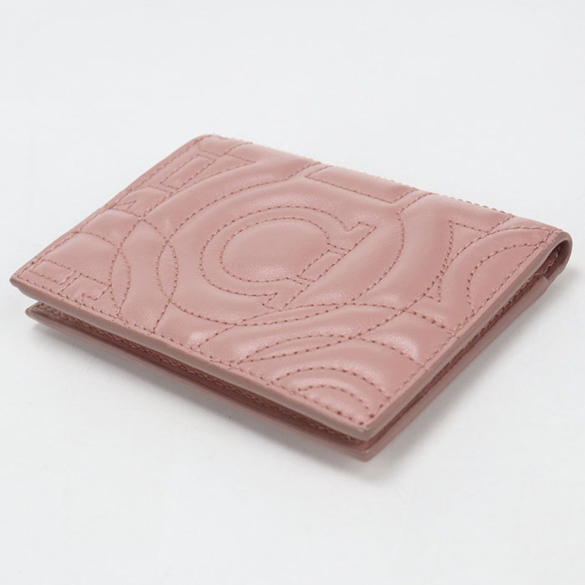 Salvatore Ferragamo Salvatore Ferragamo FERRAGAMO Ferragamo Bi-fold Wallet 22 D665 Gancini Women's Pink Size ONE SIZE - 2 Thumbnail