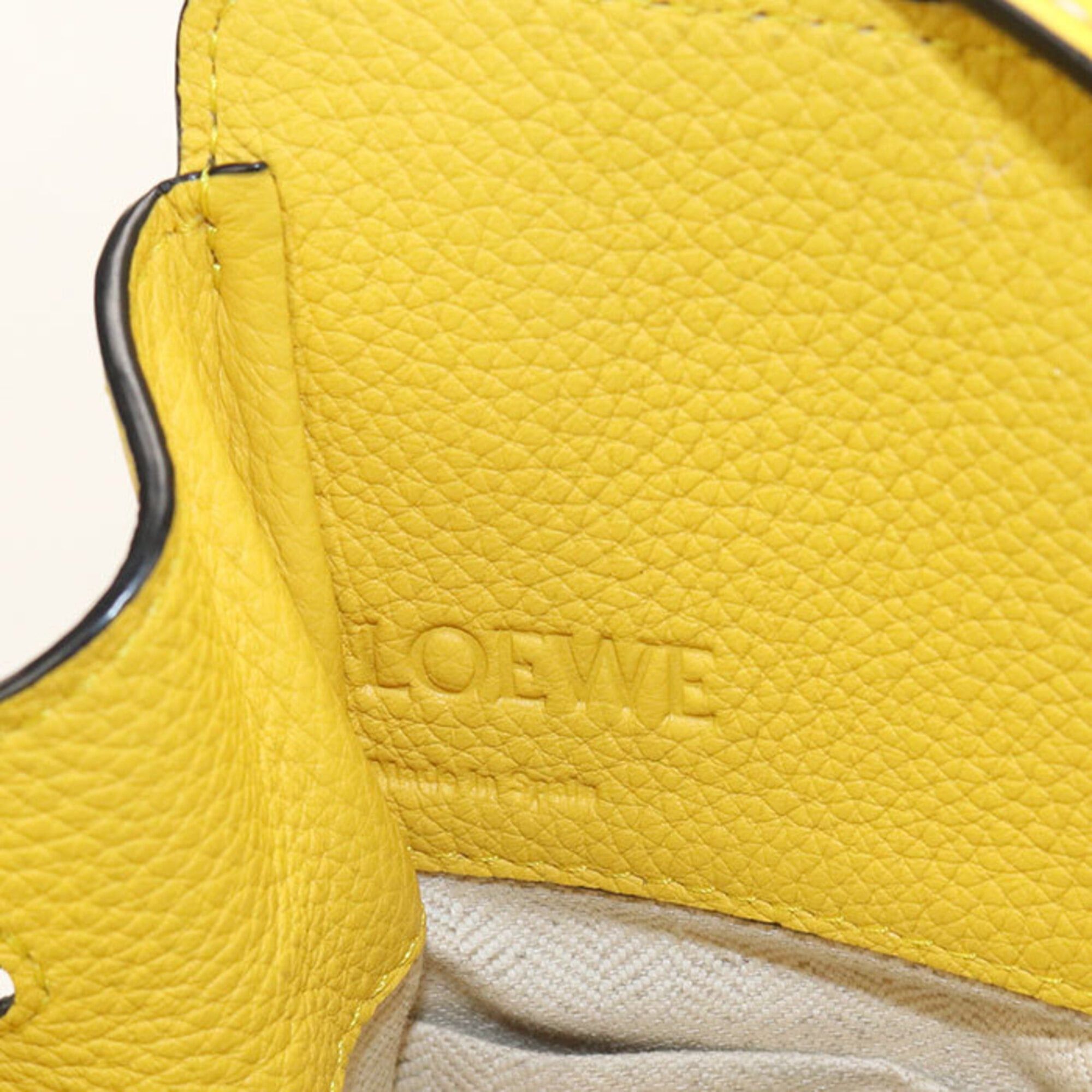 Loewe LOEWE (Loewe) handbag, drawstring bag, 2-way, Hammock Mini, women's, yellow Size ONE SIZE - 4 Thumbnail