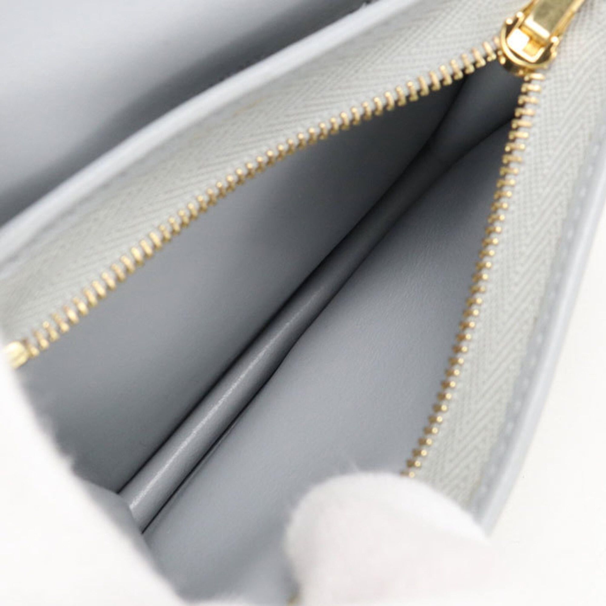 Celine CELINE Triomphe Bi-fold Wallet for Women, Blue Size ONE SIZE - 5 Thumbnail