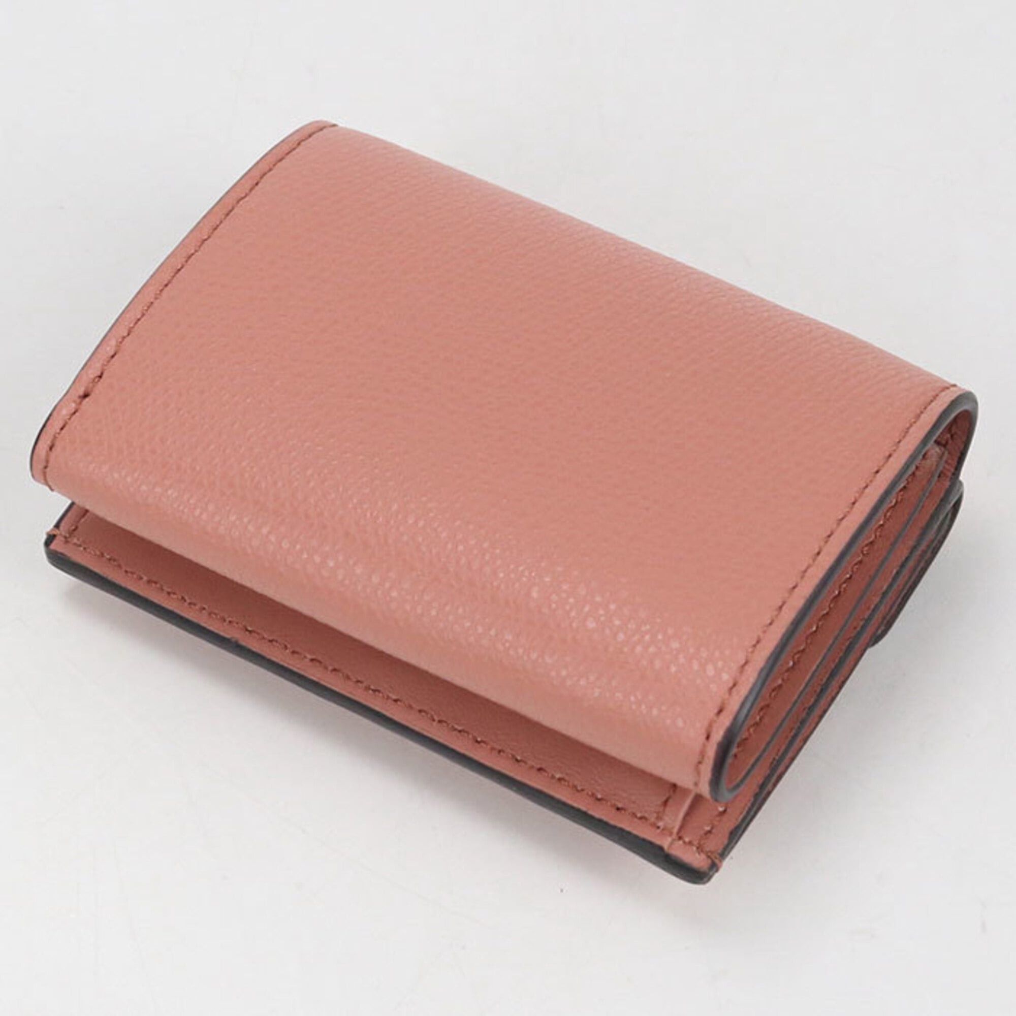 Fendi FENDI Tri-fold Wallet 8M0395 F is Fendi Women's Pink Size ONE SIZE - 2 Thumbnail
