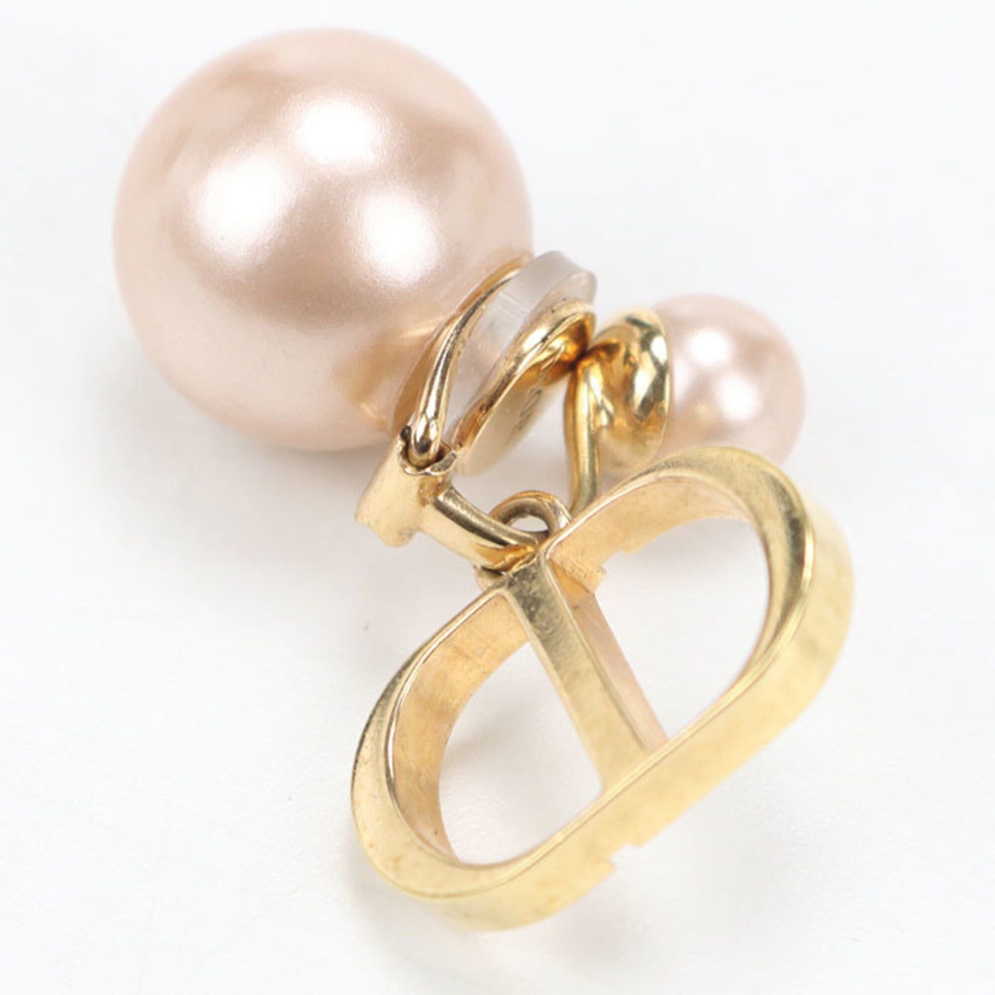 Dior Christian Dior DIOR Earrings E0386TRIRS Clip-on Dior Tribal Women's Gold Size ONE SIZE - 4 Thumbnail