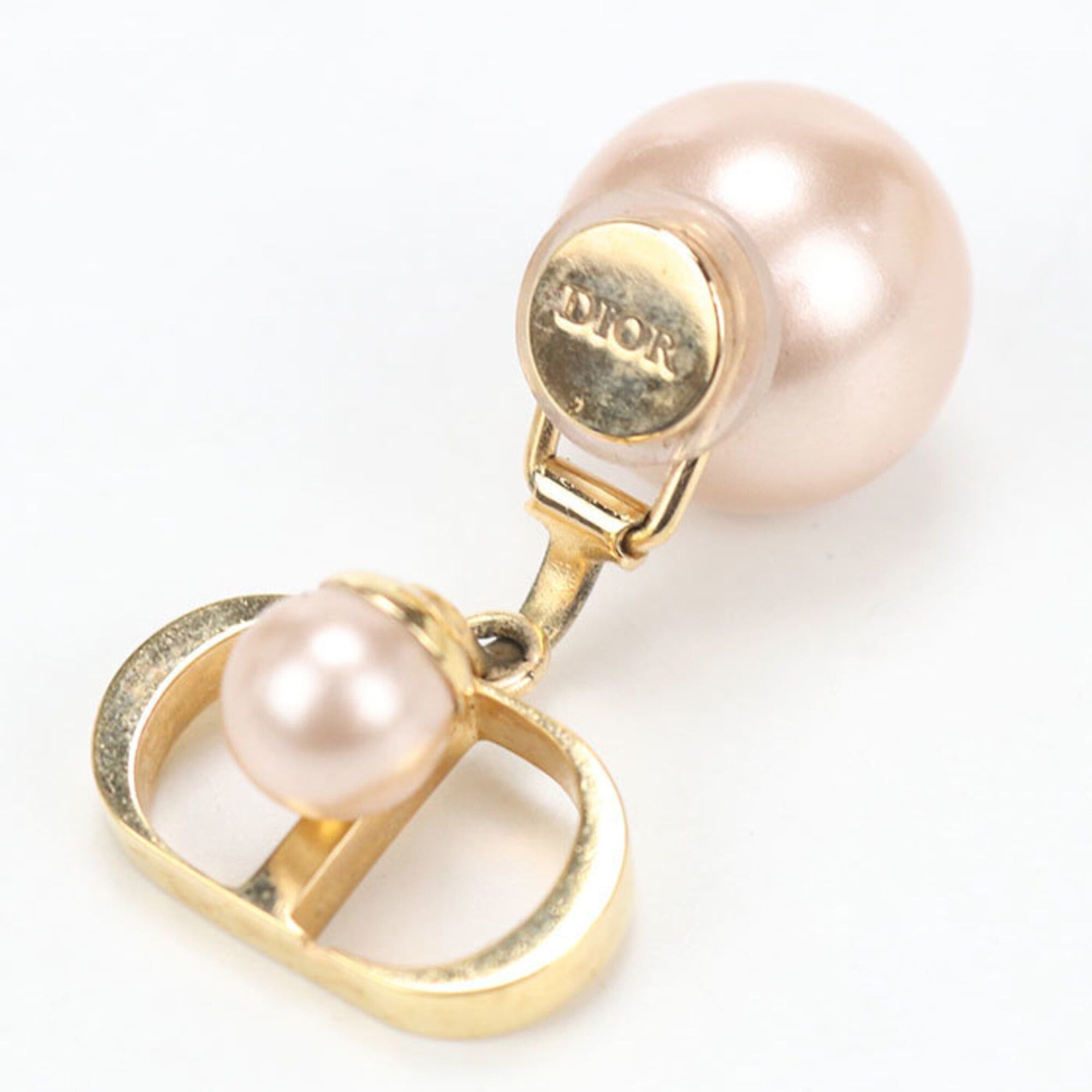 Dior Christian Dior DIOR Earrings E0386TRIRS Clip-on Dior Tribal Women's Gold Size ONE SIZE - 3 Thumbnail