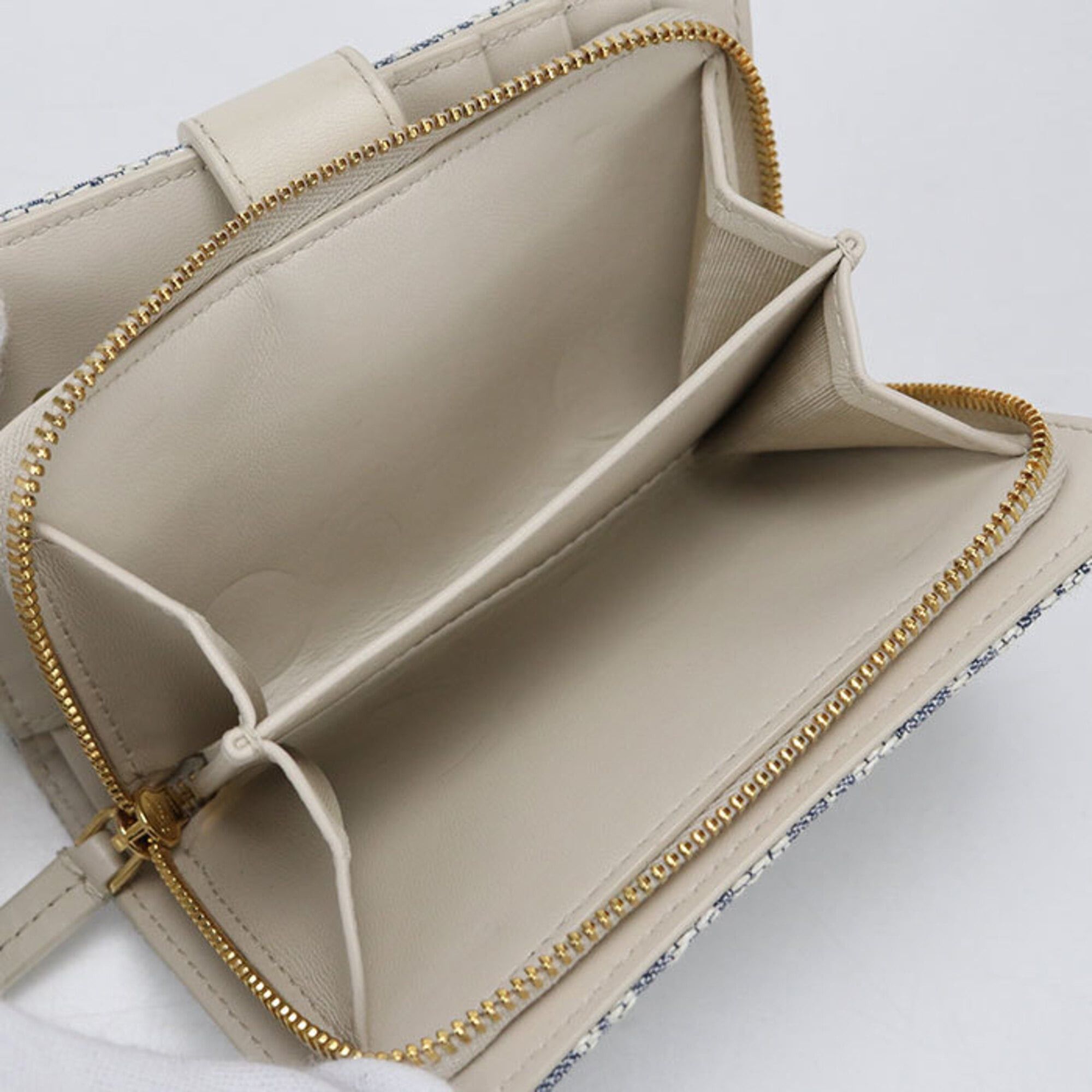 Dior Christian Dior DIOR Dior Bi-fold Wallet Ditany 30 Montaigne Women's Blue Size ONE SIZE - 5 Thumbnail