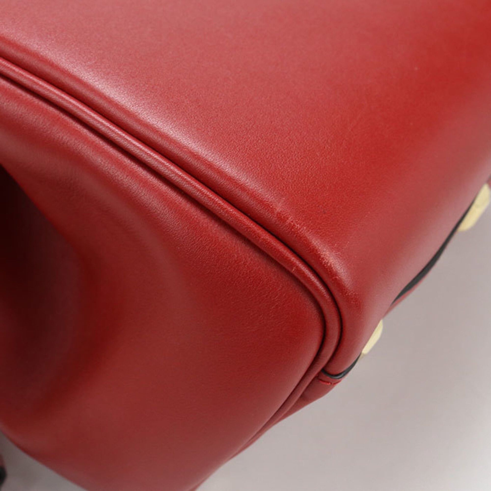 Salvatore Ferragamo Salvatore Ferragamo FERRAGAMO Ferragamo Tote Bag 21 H159 2WAY Gancini Women's Red Size ONE SIZE - 7 Thumbnail