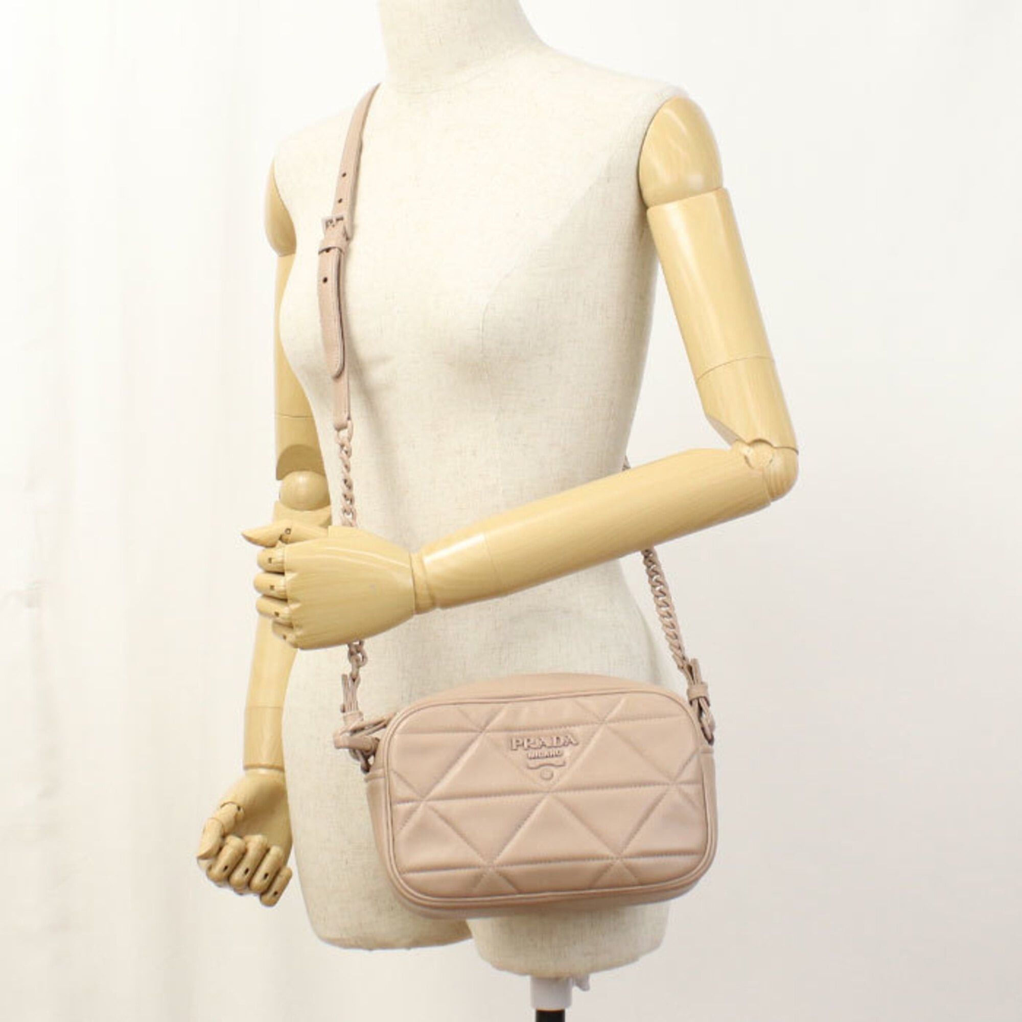 Prada Prada Crossbody Shoulder Bag 1BH141 Women's Pink Size ONE SIZE - 7 Thumbnail