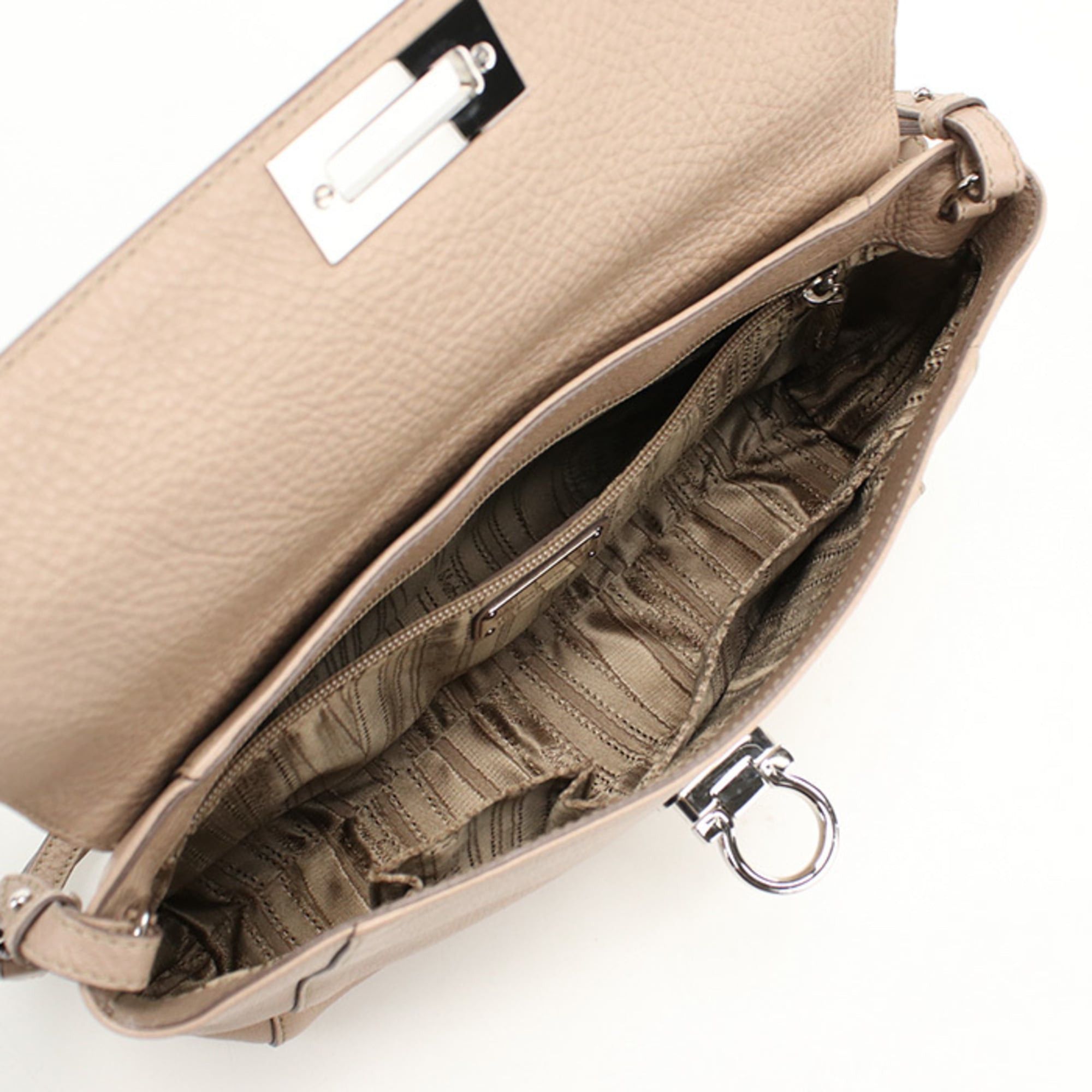 Salvatore Ferragamo Salvatore Ferragamo FERRAGAMO Ferragamo Shoulder Bag 21 D647 Gancini Aby Women's Pink Size ONE SIZE - 3 Thumbnail
