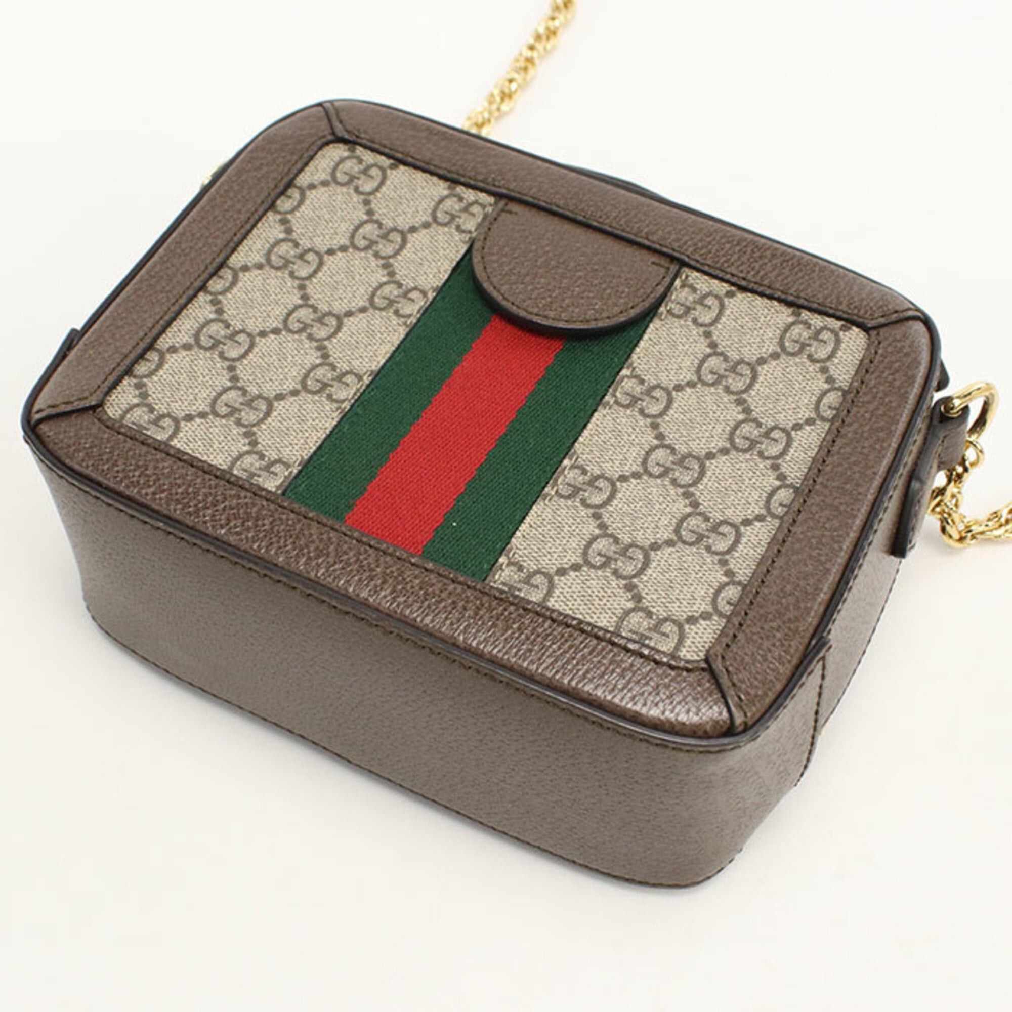 Gucci GUCCI Crossbody Shoulder Bag 602576 Chain GG Supreme Women's Beige Size ONE SIZE - 2 Thumbnail