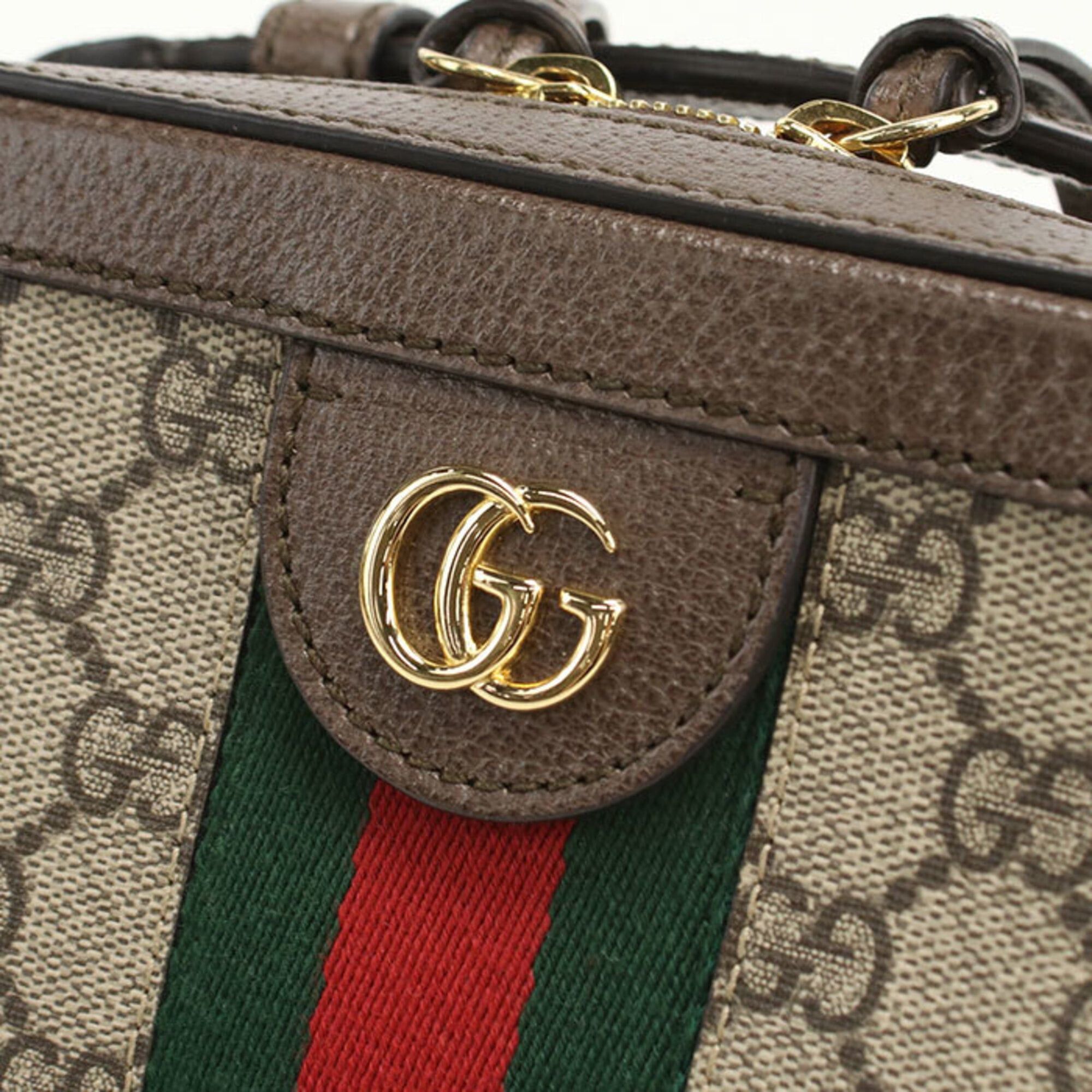 Gucci GUCCI Crossbody Shoulder Bag 602576 Chain GG Supreme Women's Beige Size ONE SIZE - 4 Thumbnail
