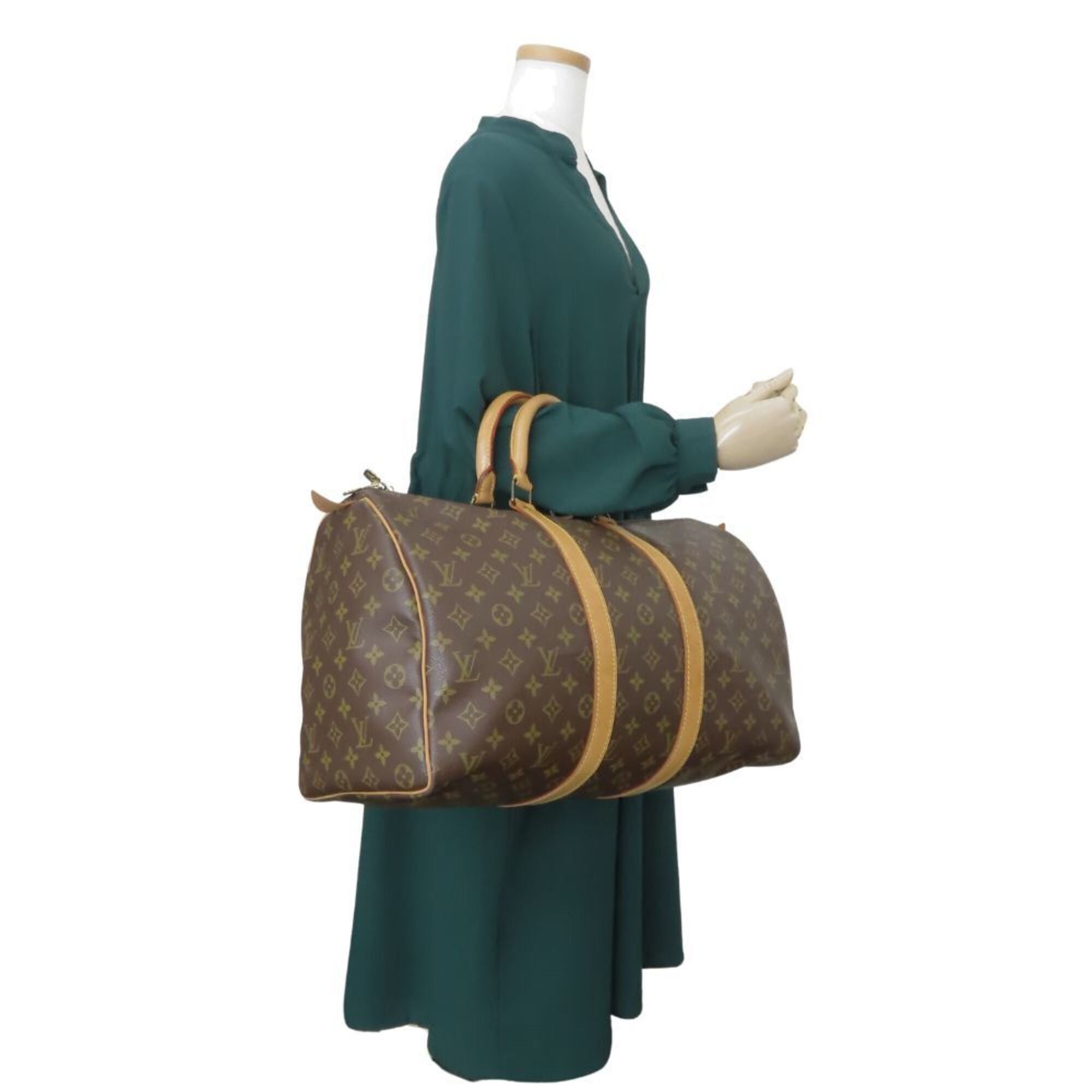 Louis Vuitton Louis Vuitton Keepall 45 Boston Bag M41428 Monogram Brown Women's Men's LOUIS VUITTON Size ONE SIZE - 23 Thumbnail