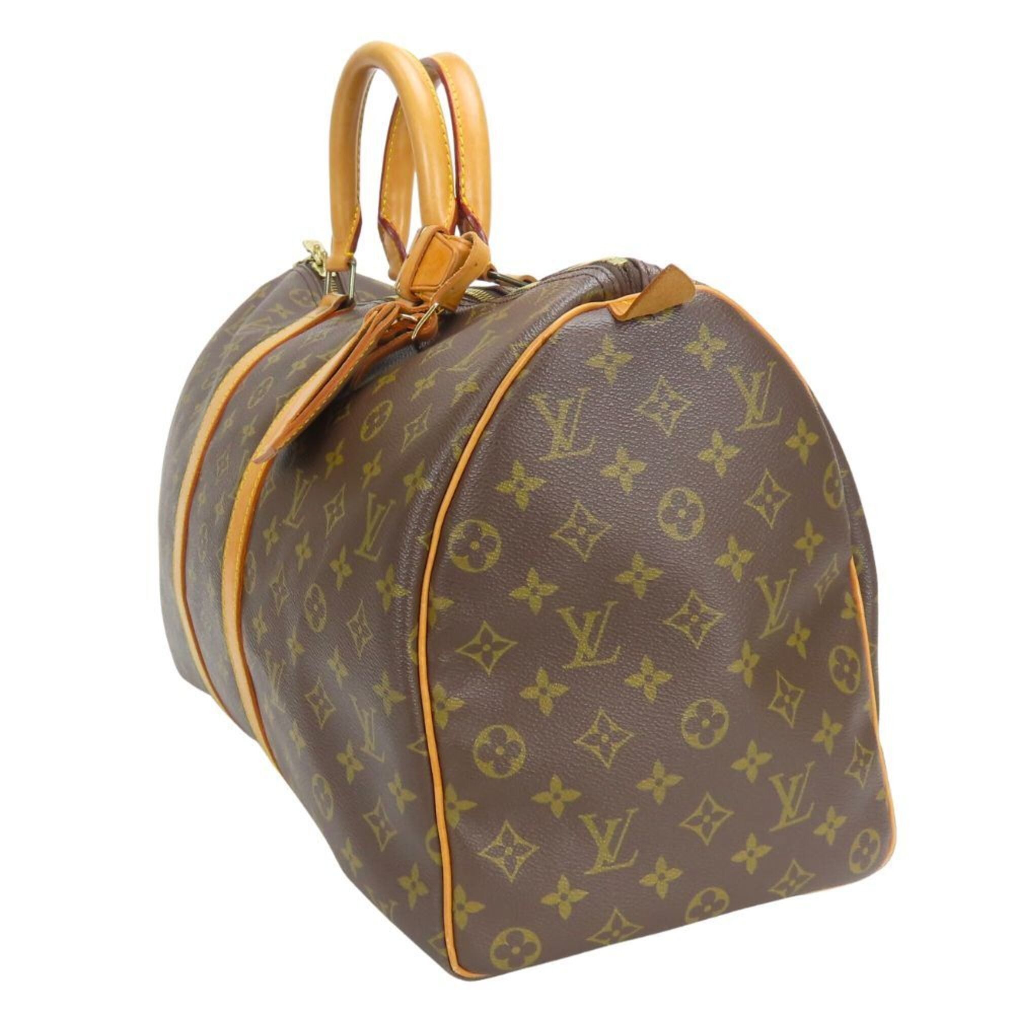 Louis Vuitton Louis Vuitton Keepall 45 Boston Bag M41428 Monogram Brown Women's Men's LOUIS VUITTON Size ONE SIZE - 3 Thumbnail