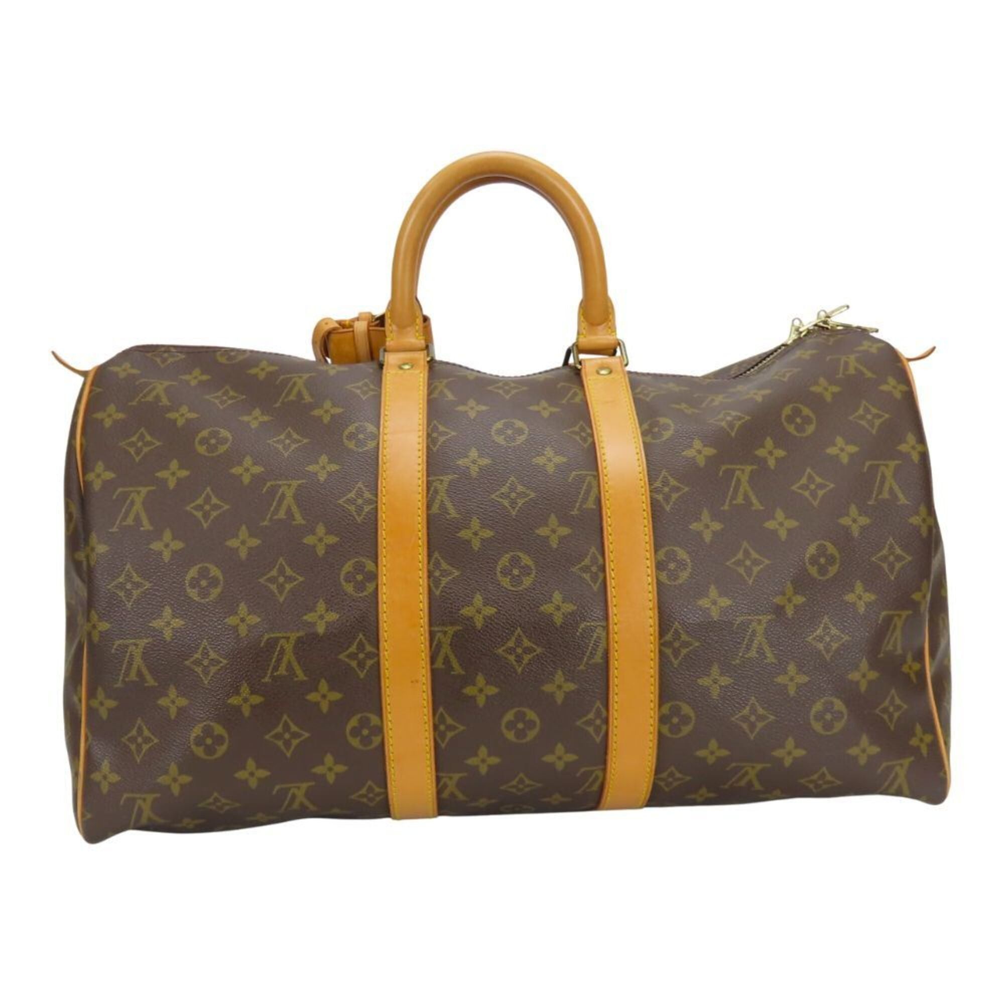 Louis Vuitton Louis Vuitton Keepall 45 Boston Bag M41428 Monogram Brown Women's Men's LOUIS VUITTON Size ONE SIZE - 4 Thumbnail