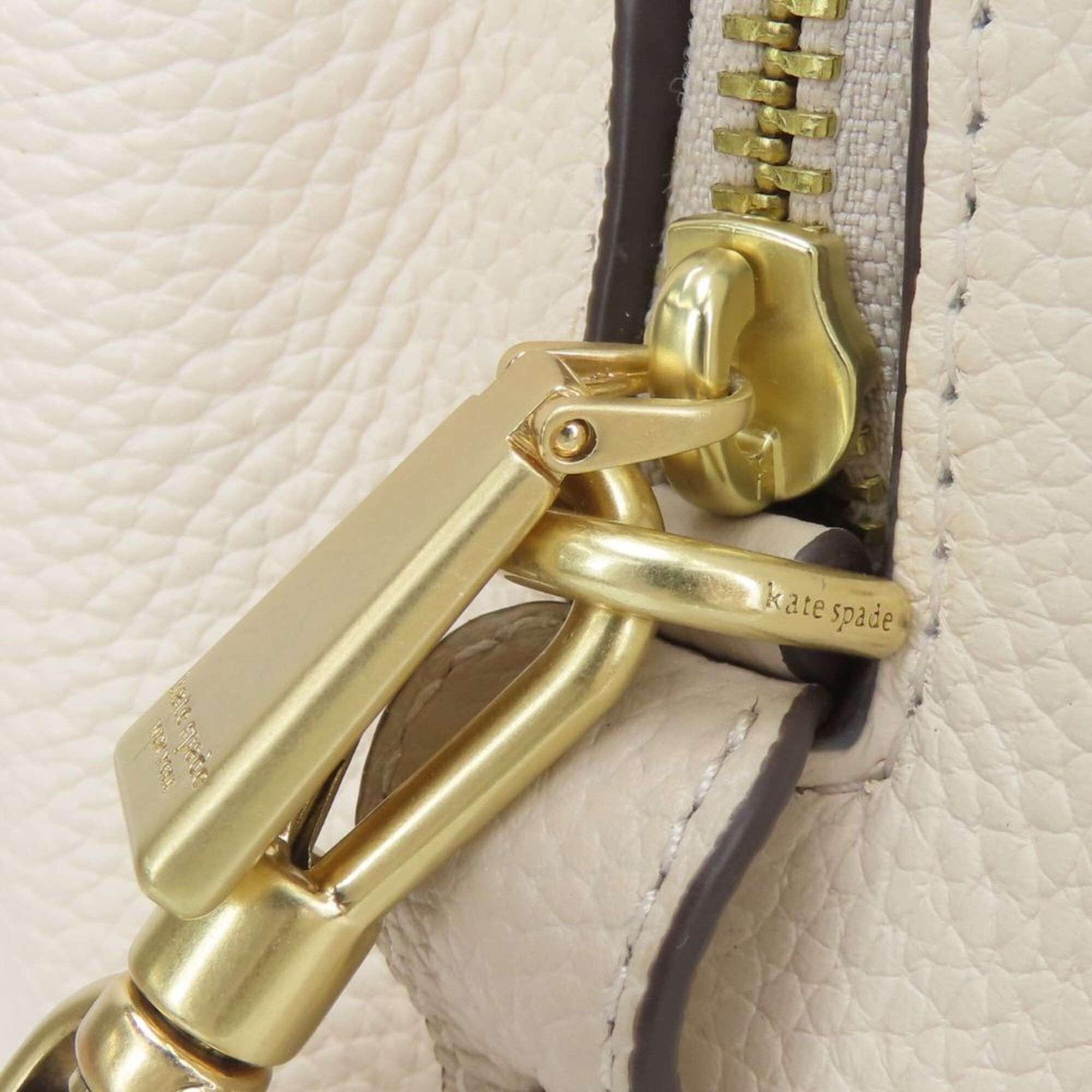Kate Spade Kate Spade handbag, color-block leather, ivory/greige, gold hardware, shoulder bag, women's. Size ONE SIZE - 10 Thumbnail