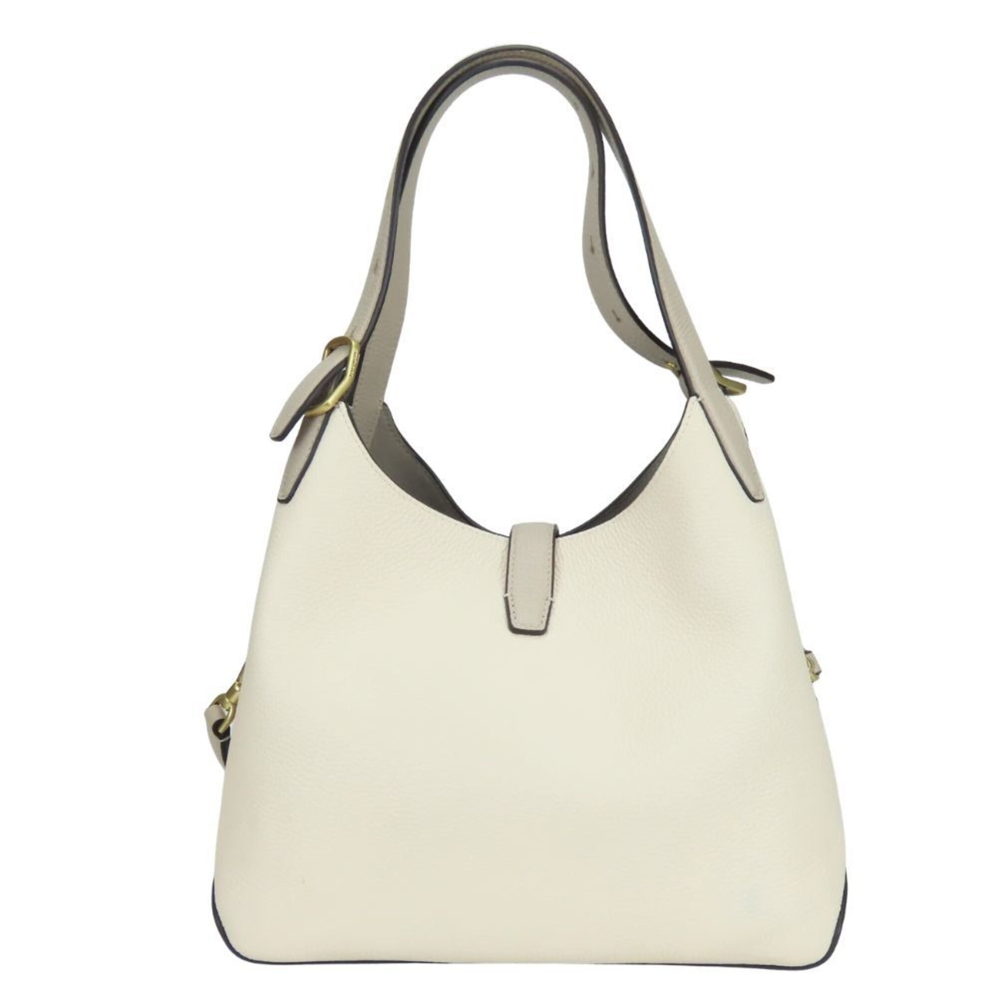 Kate Spade Kate Spade handbag, color-block leather, ivory/greige, gold hardware, shoulder bag, women's. Size ONE SIZE - 4 Thumbnail