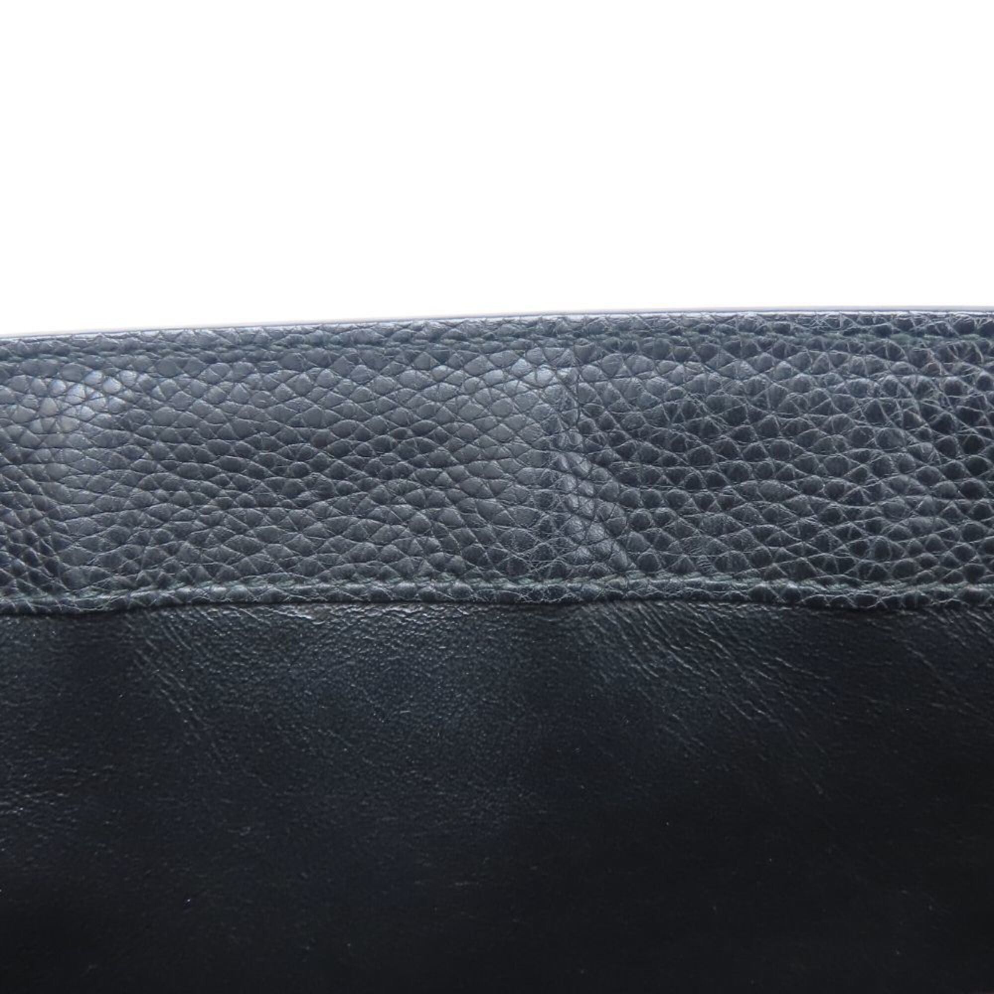 Salvatore Ferragamo Salvatore Ferragamo Gancini Handbag DH-21 F293 Leather Black Gold Hardware Shoulder Bag LOTTY Women's Size ONE SIZE - 20 Thumbnail