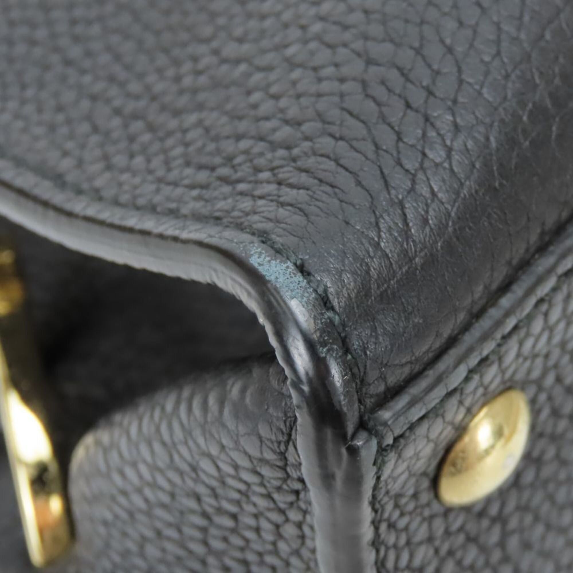 Salvatore Ferragamo Salvatore Ferragamo Gancini Handbag DH-21 F293 Leather Black Gold Hardware Shoulder Bag LOTTY Women's Size ONE SIZE - 11 Thumbnail
