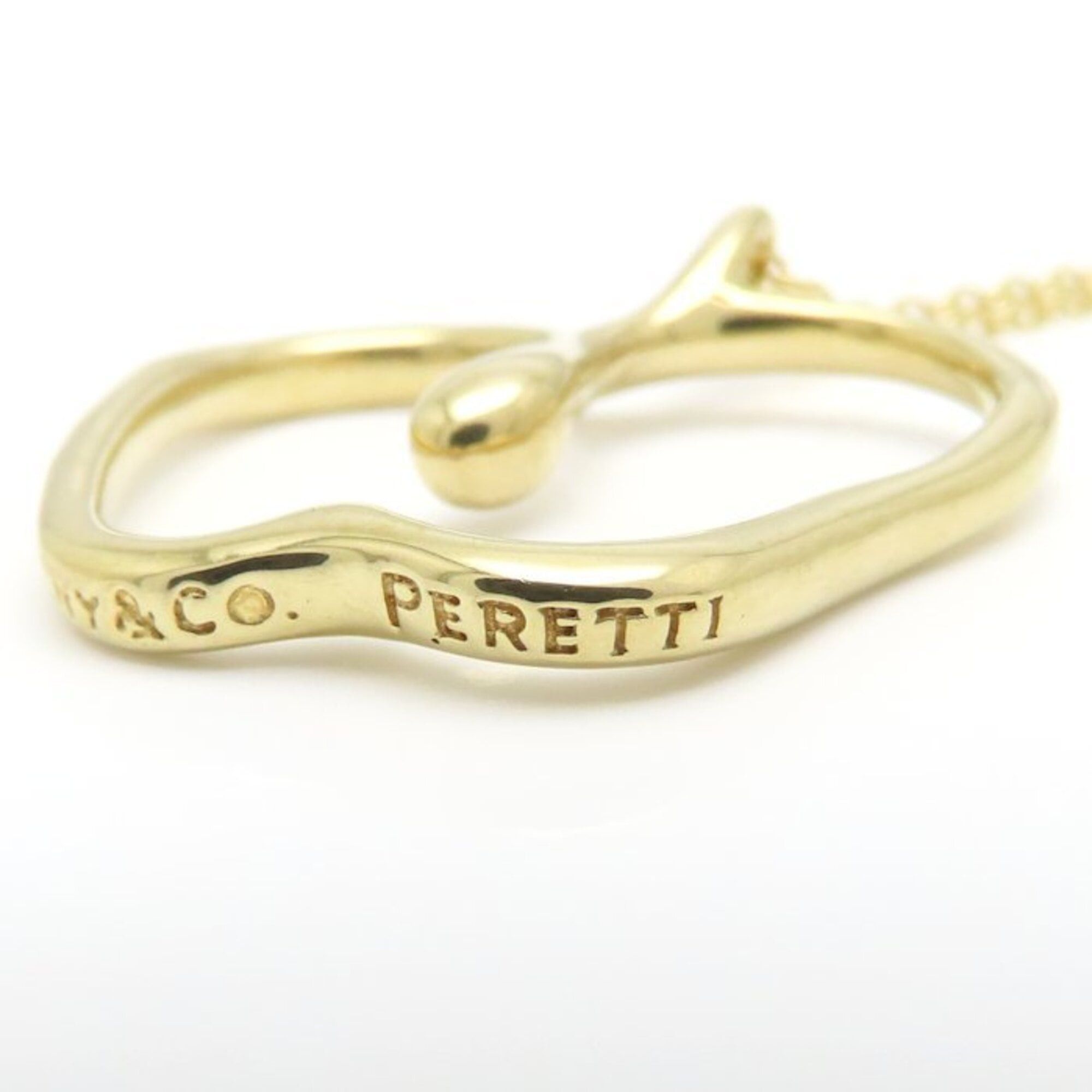 Tiffany & Co. TIFFANY&Co. Tiffany Apple Necklace Long Chain Elsa Peretti 18K Yellow Gold Women's 295413 Size ONE SIZE - 6 Thumbnail