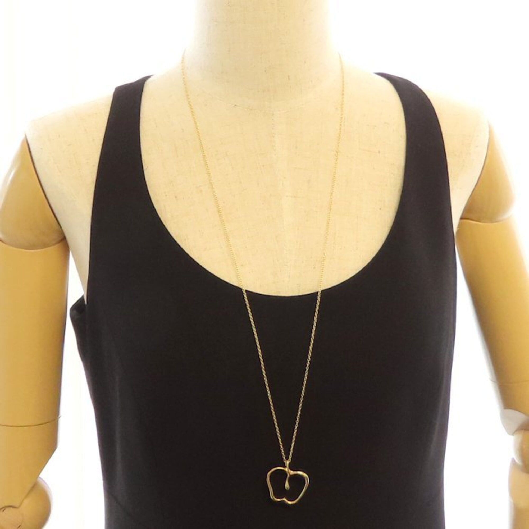 Tiffany & Co. TIFFANY&Co. Tiffany Apple Necklace Long Chain Elsa Peretti 18K Yellow Gold Women's 295413 Size ONE SIZE - 3 Thumbnail