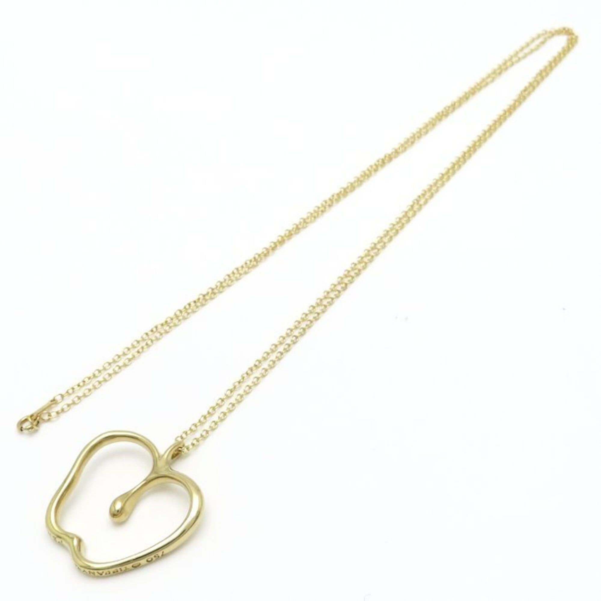 Tiffany & Co. TIFFANY&Co. Tiffany Apple Necklace Long Chain Elsa Peretti 18K Yellow Gold Women's 295413 Size ONE SIZE - 4 Thumbnail