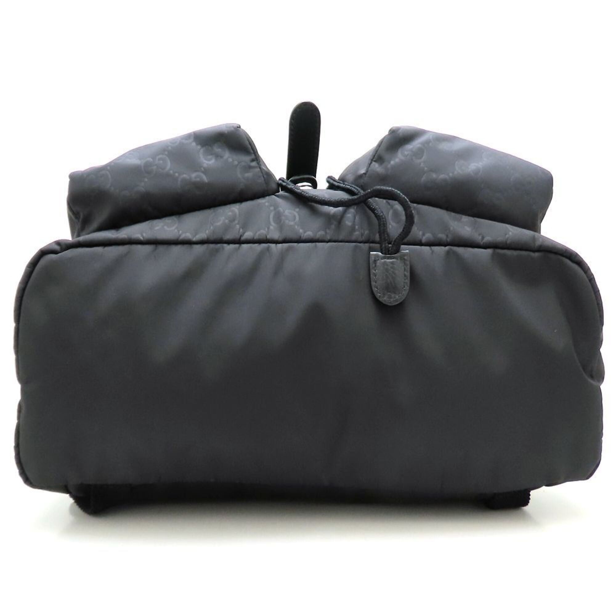 Gucci GUCCI 510343 Backpack, Nylon x Leather, Black, Outlet, Women's, 353225 Size ONE SIZE - 4 Thumbnail