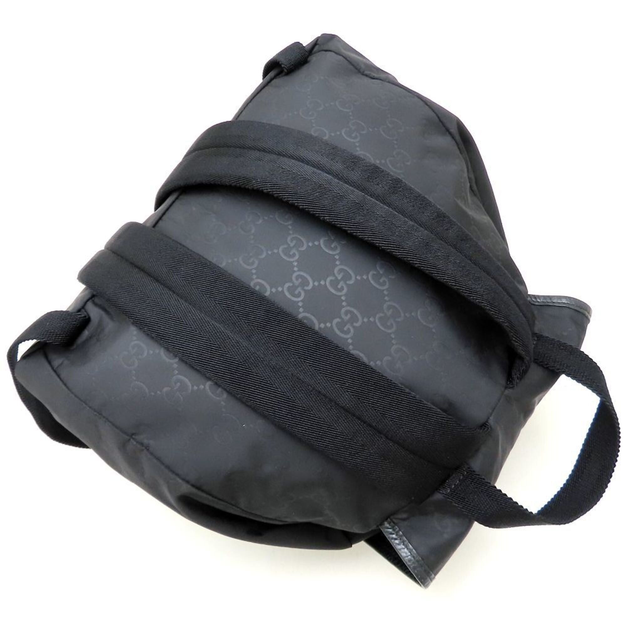 Gucci GUCCI 510343 Backpack, Nylon x Leather, Black, Outlet, Women's, 353225 Size ONE SIZE - 5 Thumbnail