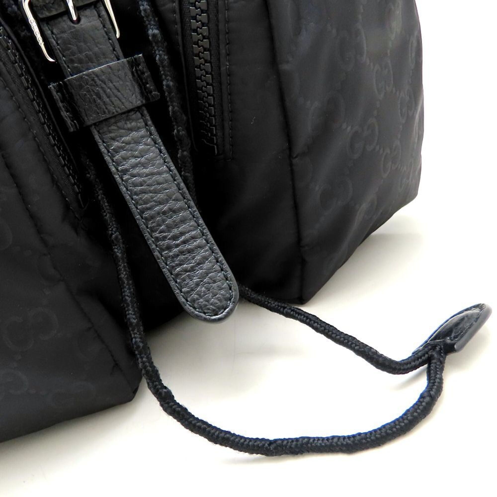 Gucci GUCCI 510343 Backpack, Nylon x Leather, Black, Outlet, Women's, 353225 Size ONE SIZE - 12 Thumbnail
