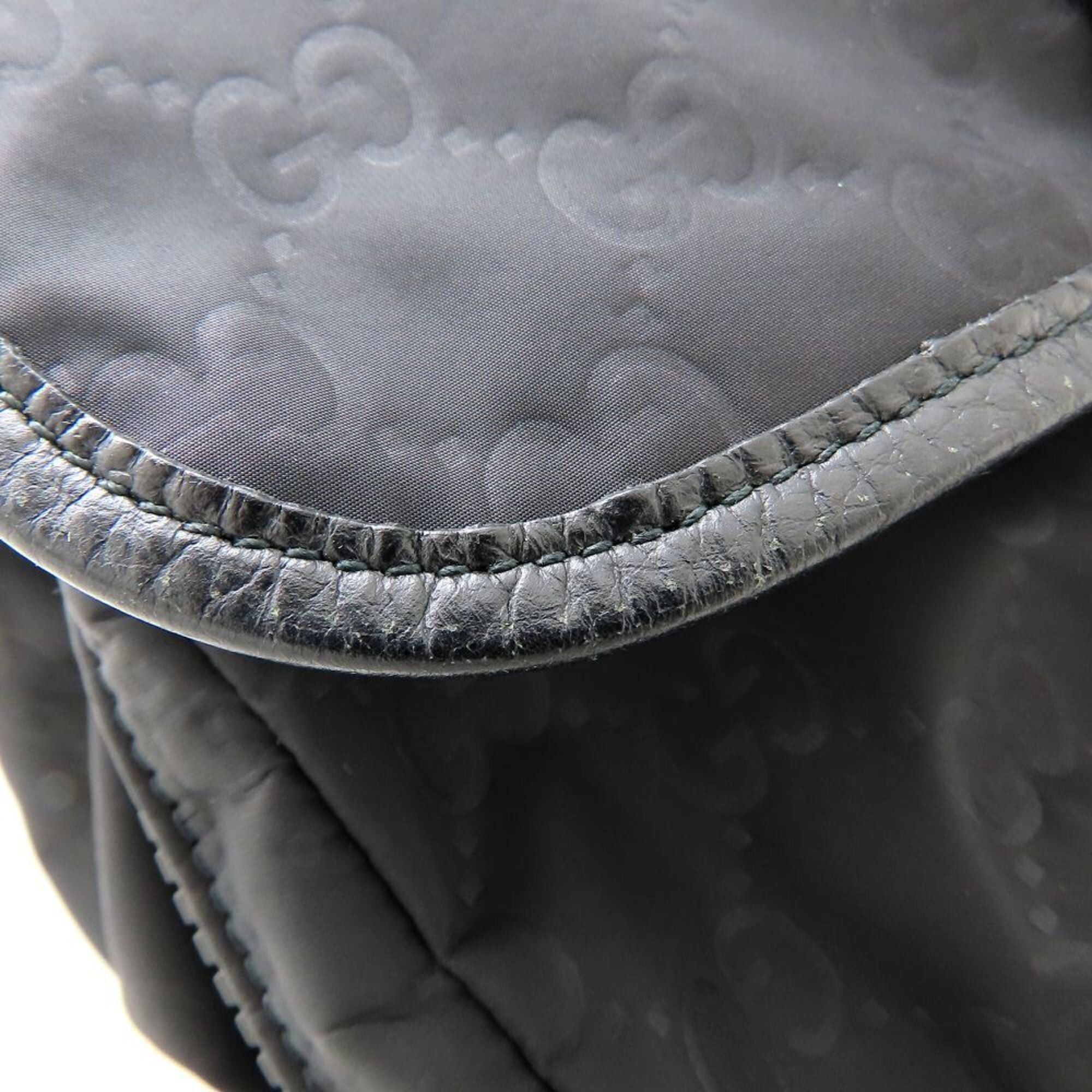Gucci GUCCI 510343 Backpack, Nylon x Leather, Black, Outlet, Women's, 353225 Size ONE SIZE - 16 Thumbnail