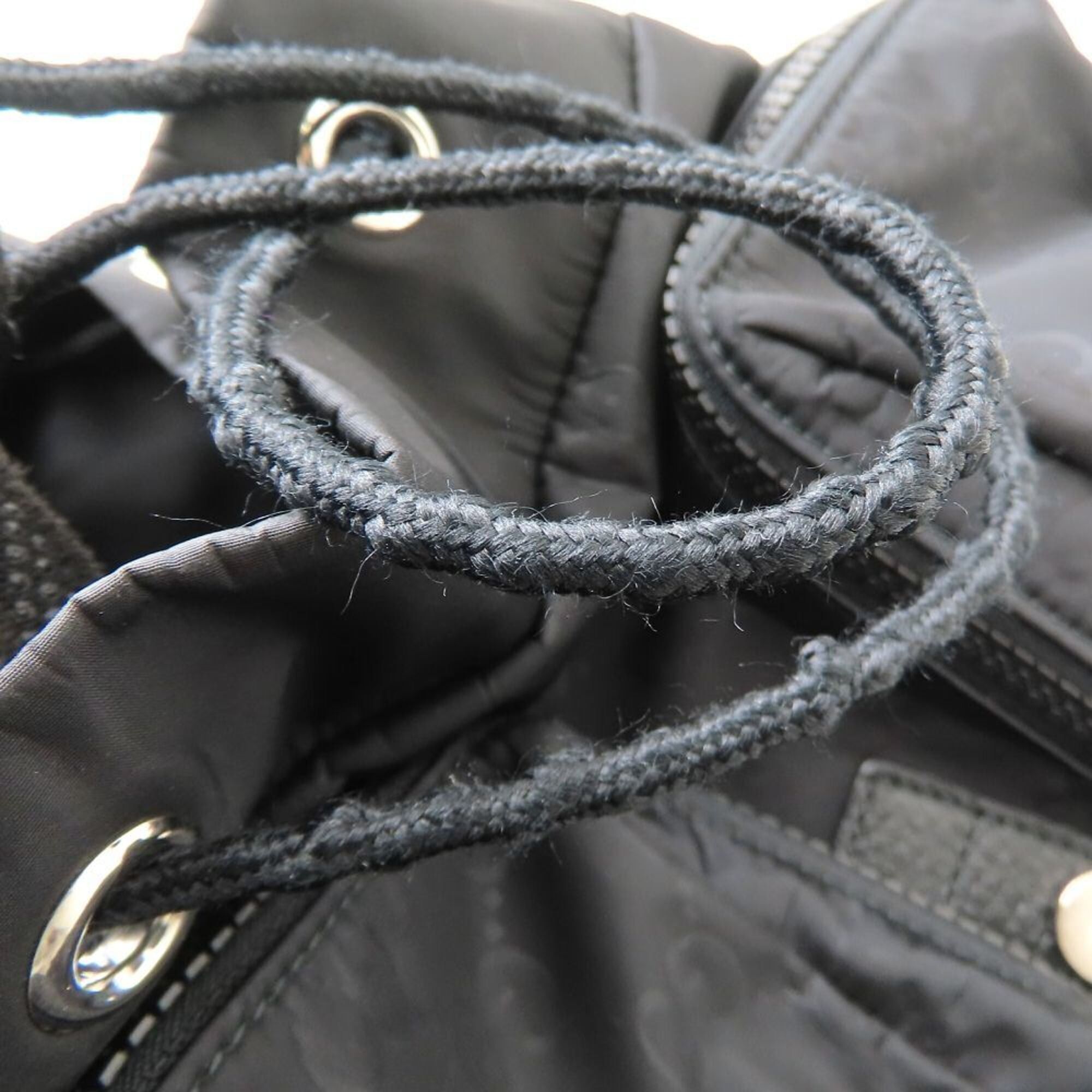 Gucci GUCCI 510343 Backpack, Nylon x Leather, Black, Outlet, Women's, 353225 Size ONE SIZE - 14 Thumbnail