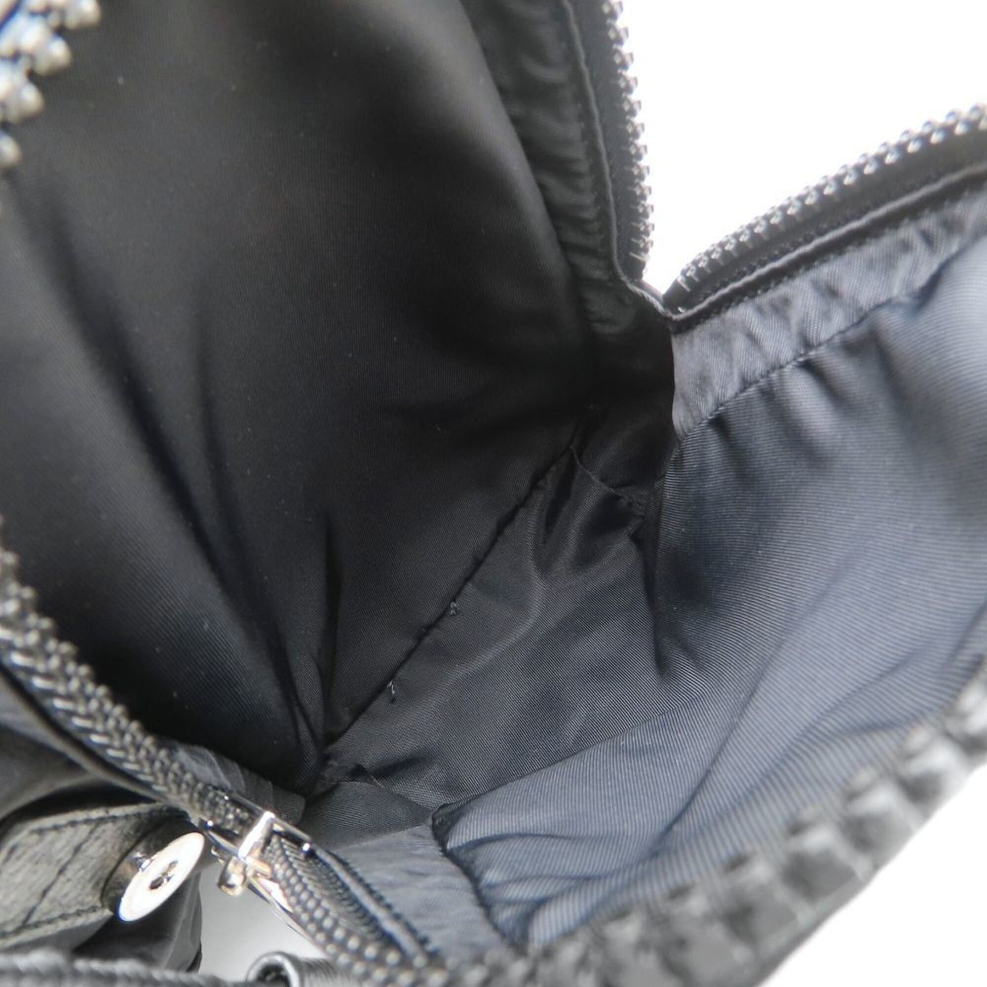 Gucci GUCCI 510343 Backpack, Nylon x Leather, Black, Outlet, Women's, 353225 Size ONE SIZE - 11 Thumbnail