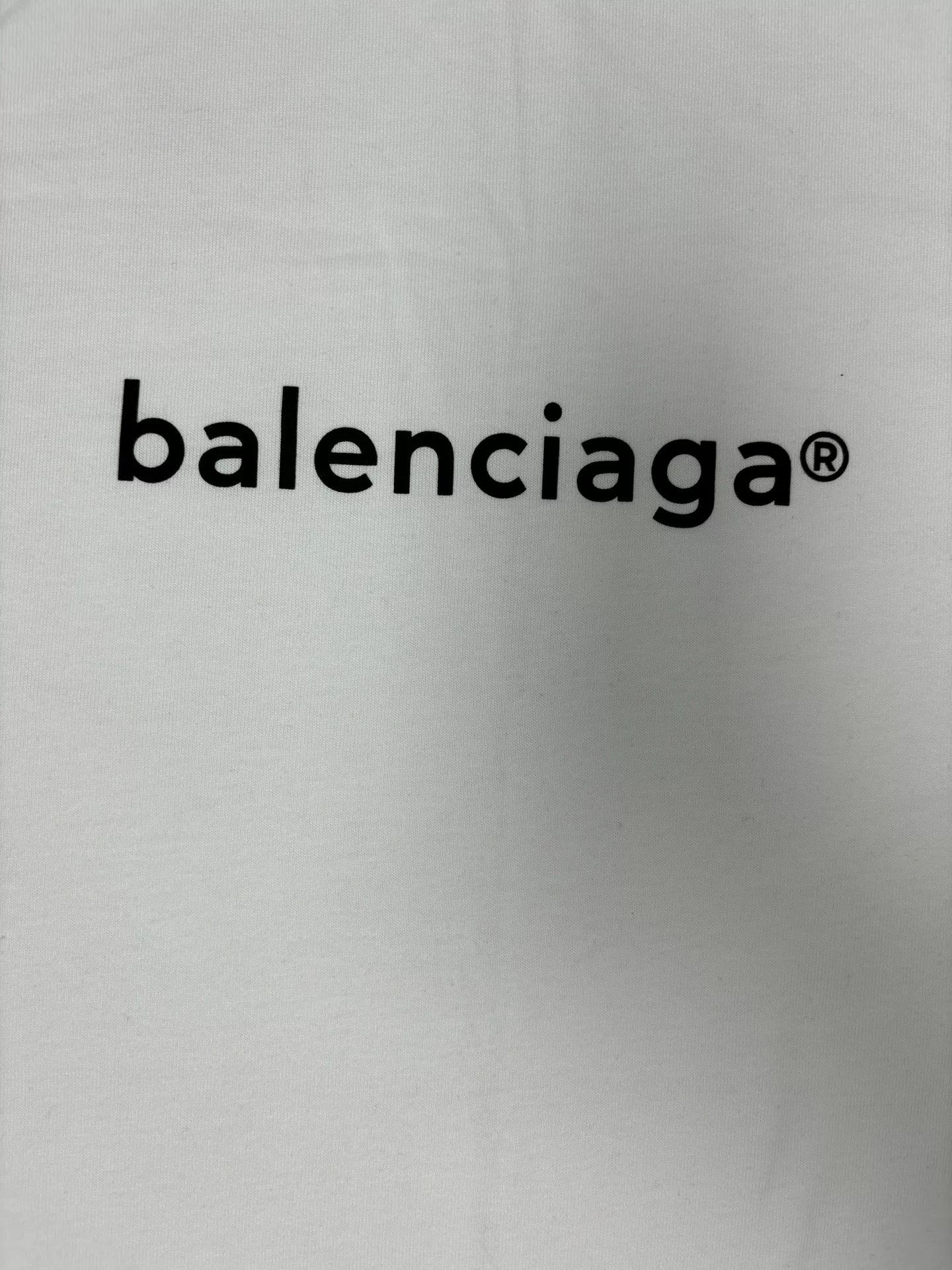 Balenciaga Balenciaga Logo Men's White XS T-Shirt Size US XS / EU 42 / 0 - 3 Thumbnail
