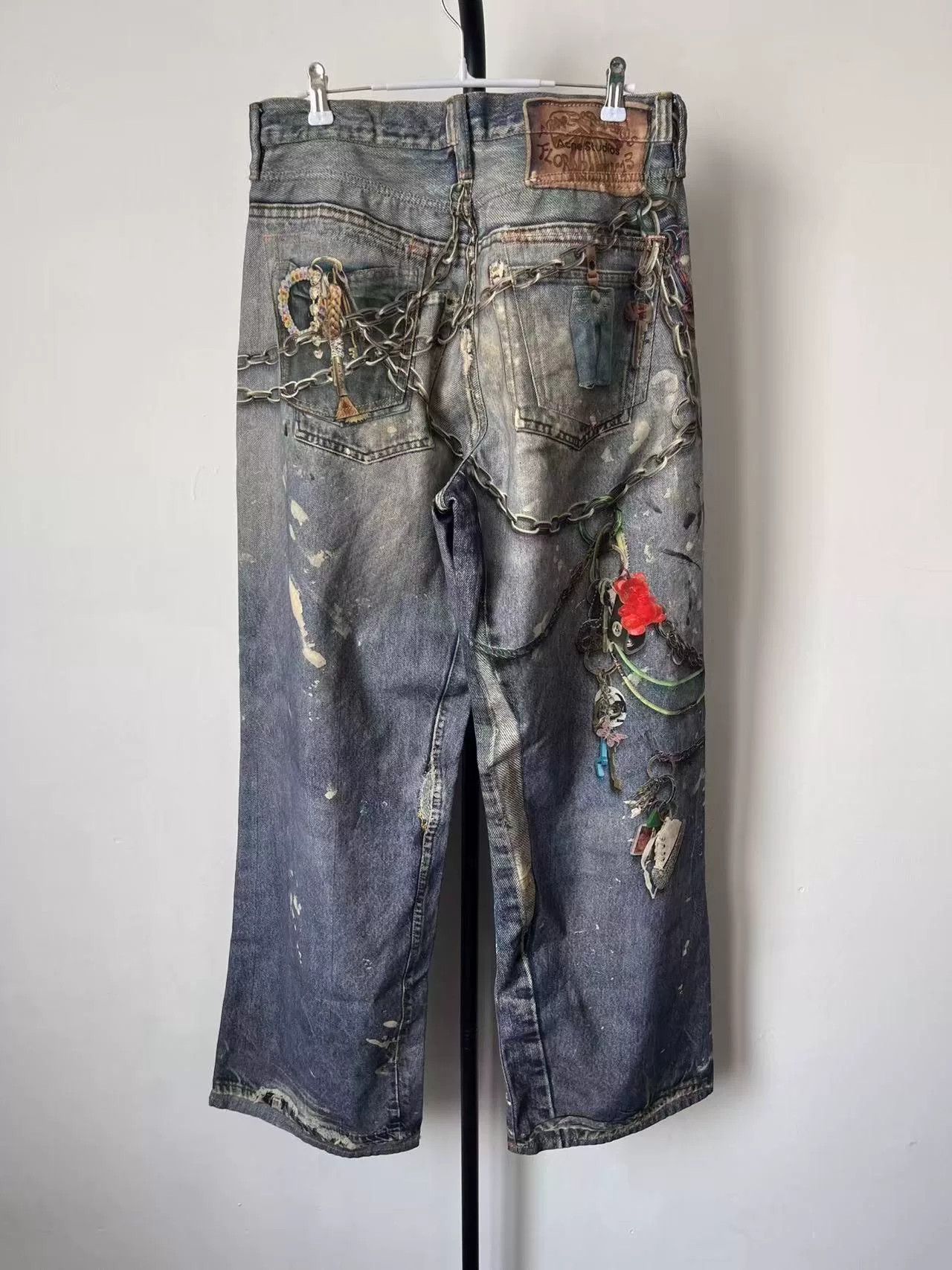 Acne Studios Acne Studios Men's Low-Waist Baggy Jeans Size US 27 - 2 Thumbnail