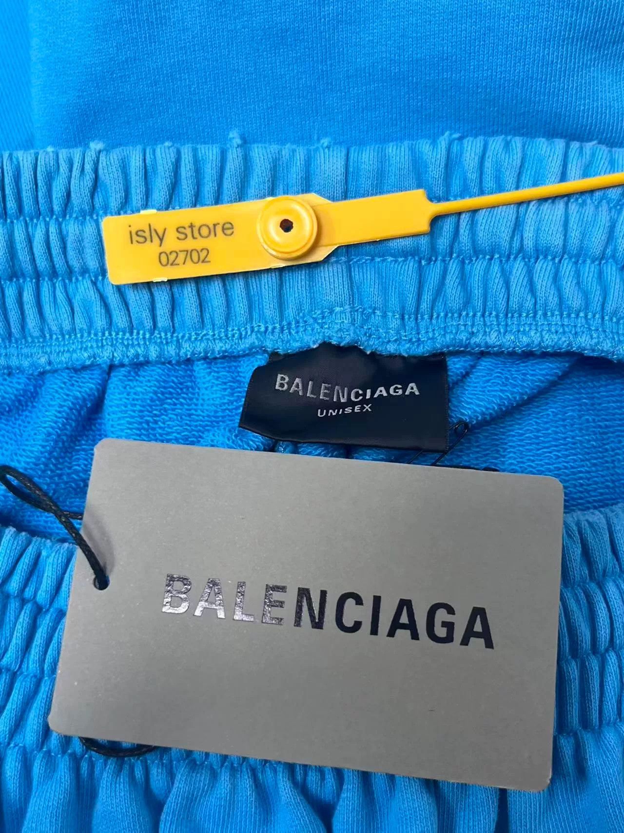 Balenciaga Balenciaga Men's Solid Logo Straight-Leg Shorts Size US 26 / EU 42 - 5 Thumbnail