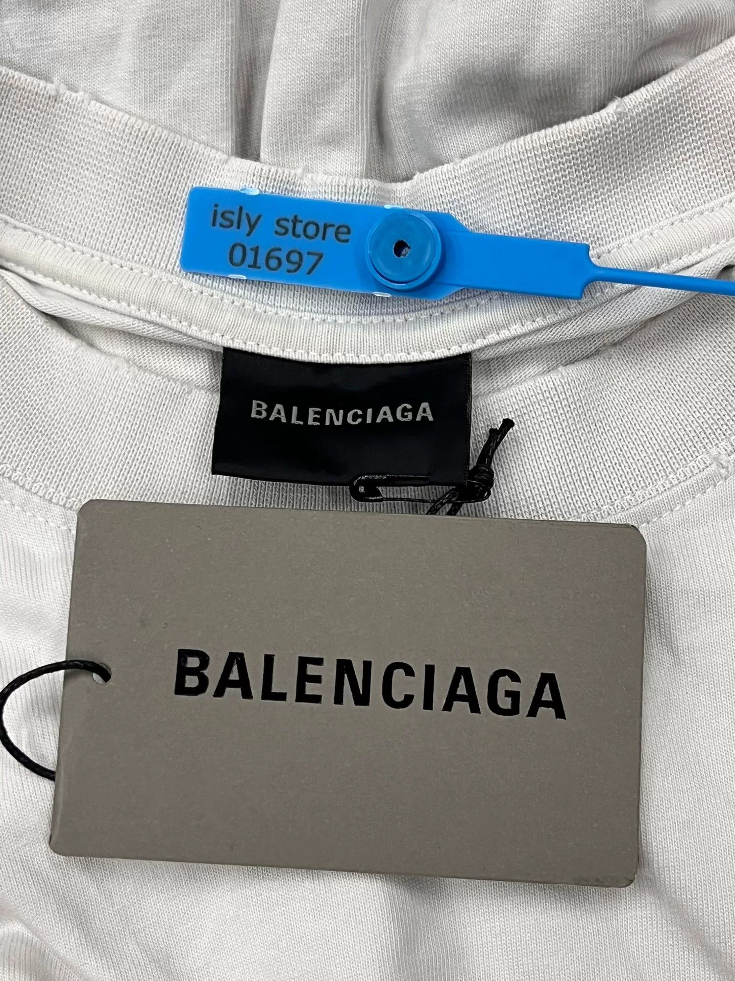 Balenciaga Balenciaga Mirror Logo Short-Sleeve T-Shirt Size US L / EU 52-54 / 3 - 4 Thumbnail