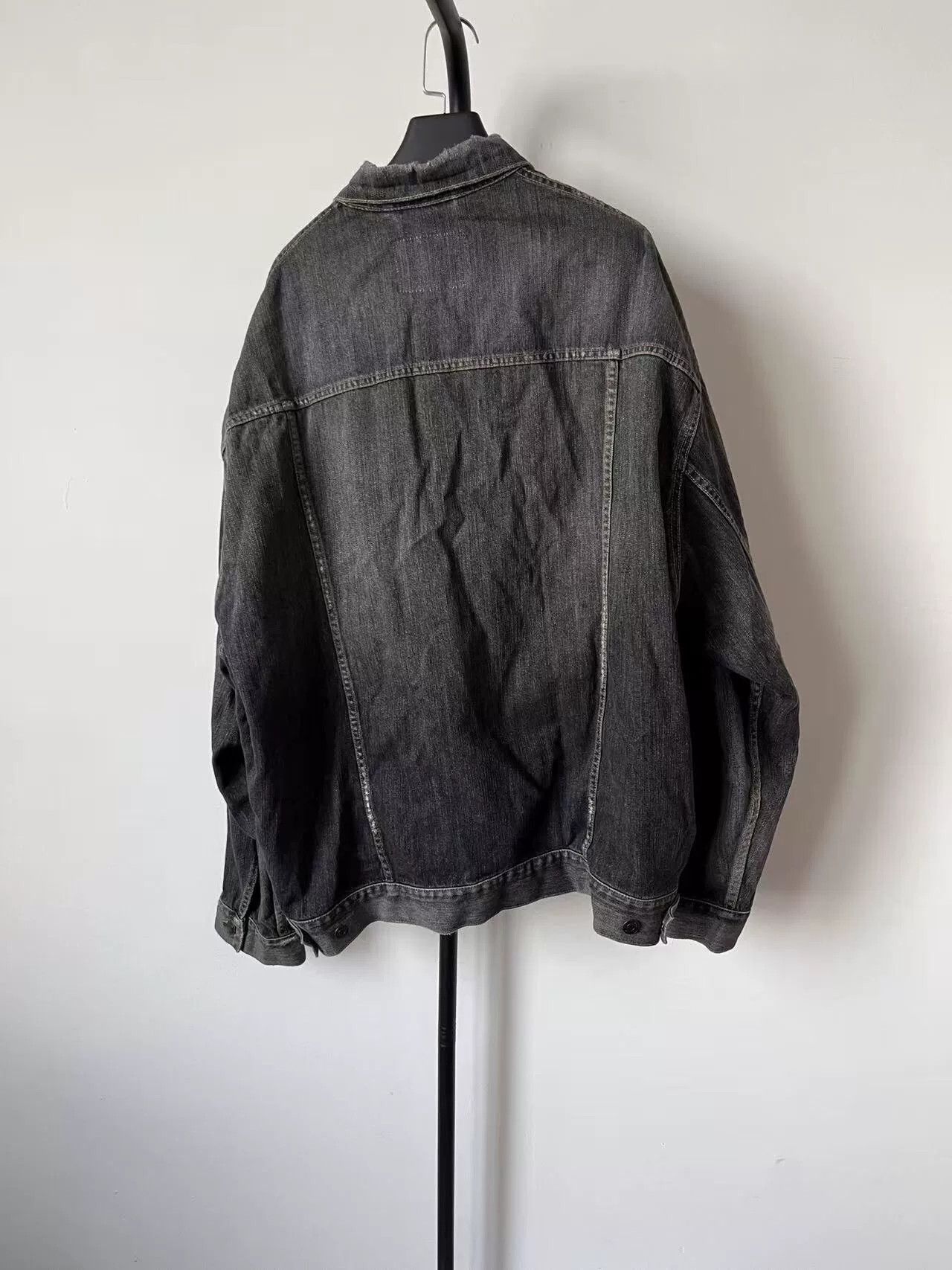 Balenciaga Balenciaga Oversized Cotton Denim Jacket Size US M / EU 48-50 / 2 - 2 Thumbnail
