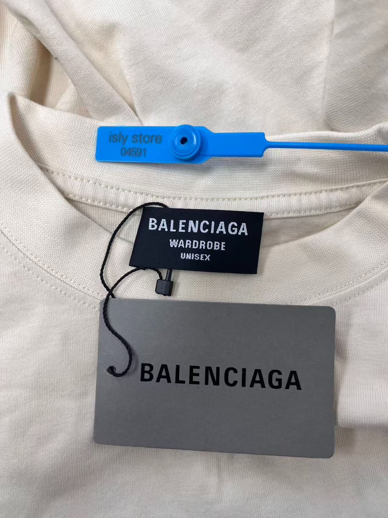 Balenciaga Balenciaga Men's Logo Print Crewneck T-Shirt Size US XS / EU 42 / 0 - 5 Thumbnail