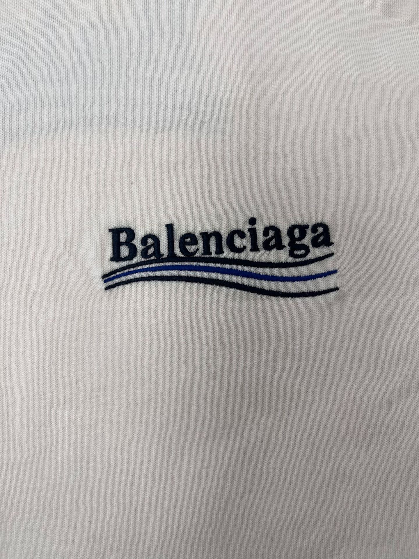 Balenciaga Balenciaga Men's Logo Print Crewneck T-Shirt Size US XS / EU 42 / 0 - 3 Thumbnail