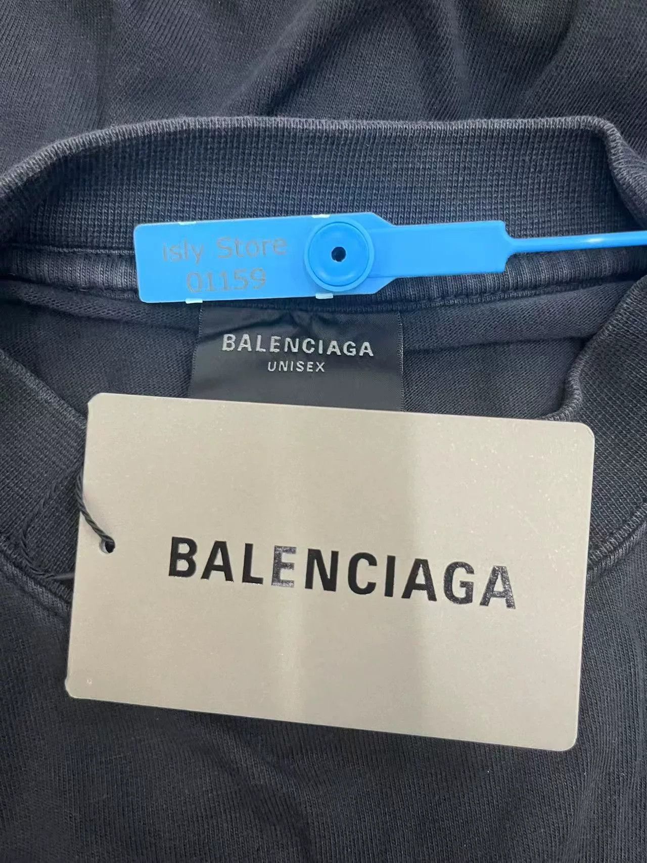 Balenciaga Balenciaga Men's Logo Print Long-Sleeve T-Shirt Size US S / EU 44-46 / 1 - 5 Thumbnail