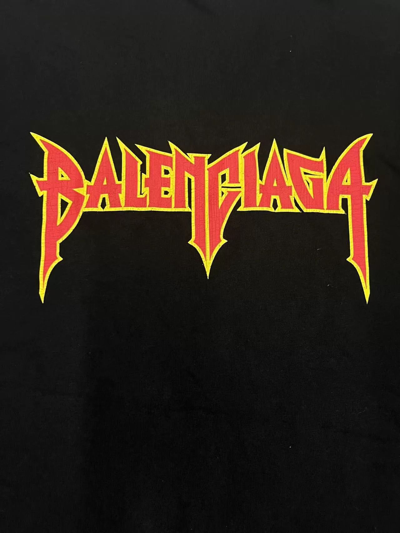 Balenciaga Balenciaga Metallica Lightning Letter T-Shirt Size US S / EU 44-46 / 1 - 3 Thumbnail