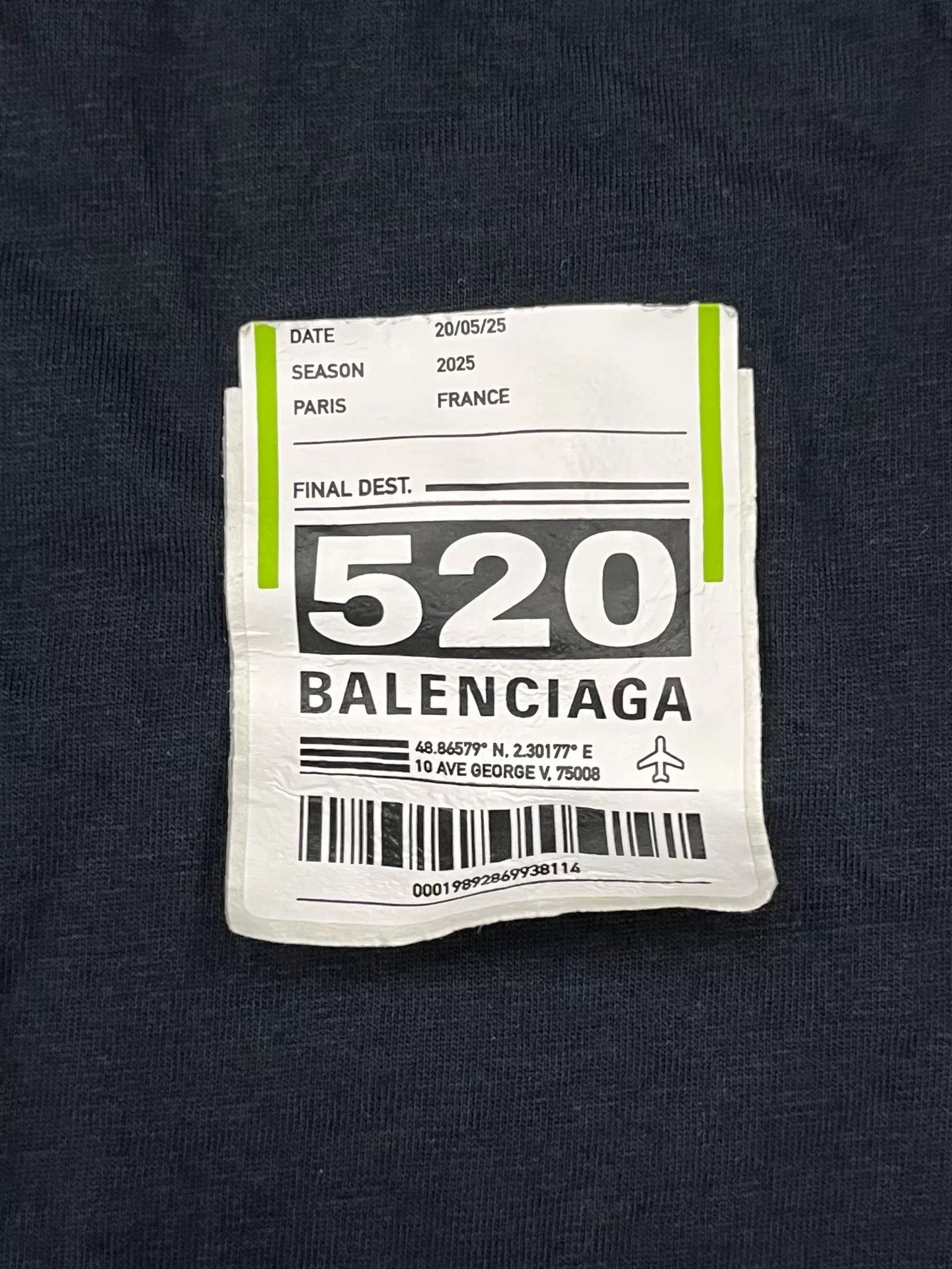 Balenciaga Balenciaga 25FW 520 Limited Short Sleeve T-Shirt Size US M / EU 48-50 / 2 - 3 Thumbnail