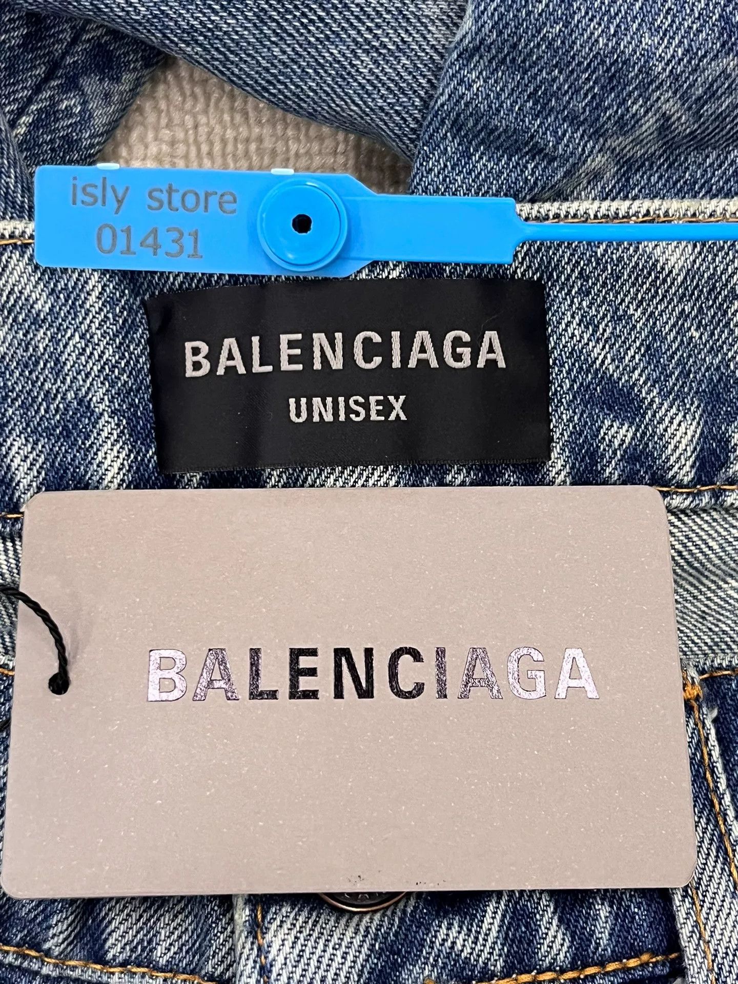 Balenciaga Balenciaga Logo Print Jeans Size 22" - 4 Thumbnail