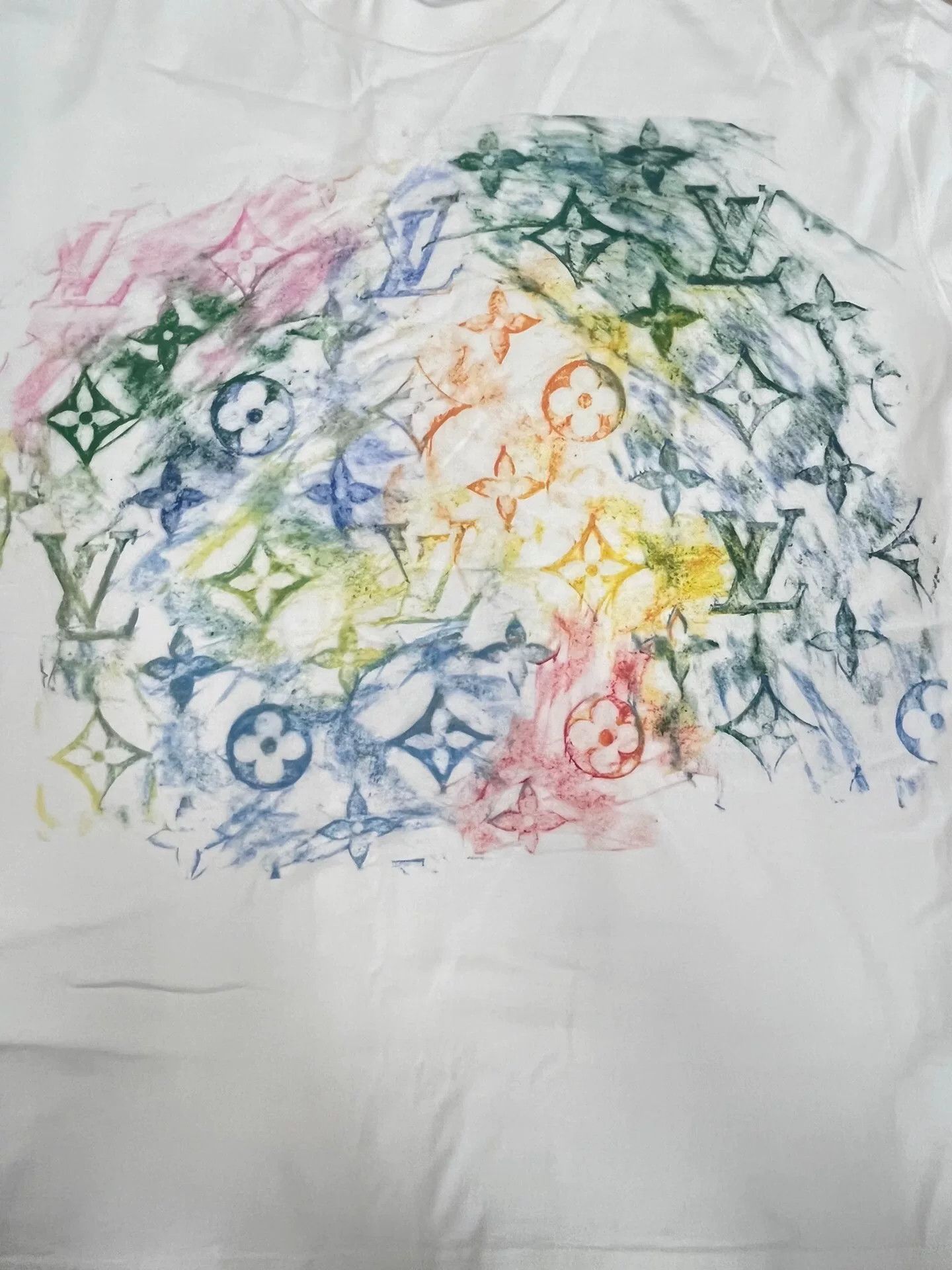Louis Vuitton Louis Vuitton All-Over Colorful Print T-Shirt Men Size US M / EU 48-50 / 2 - 3 Thumbnail