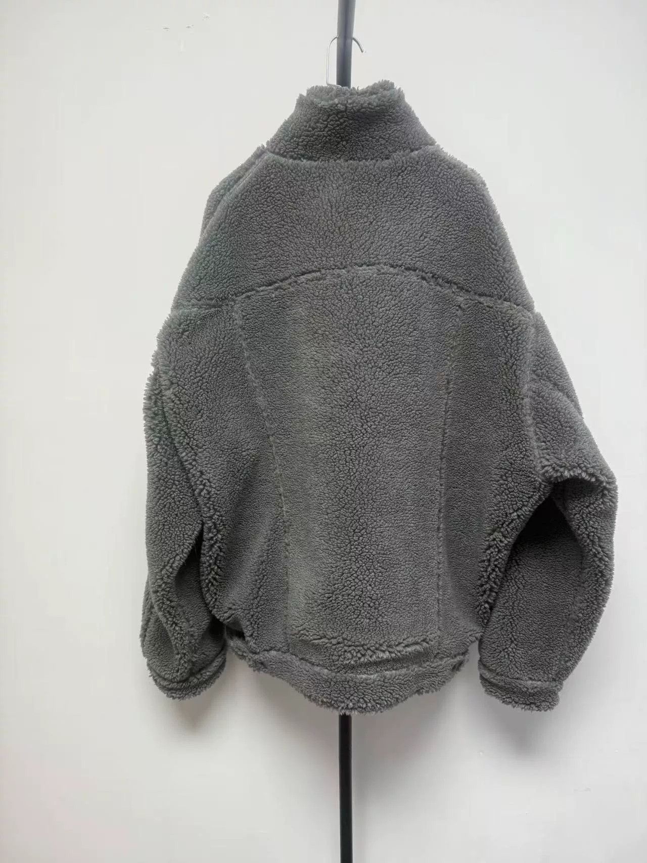 Balenciaga Balenciaga Solid High Neck Single-Breasted Jacket Size US S / EU 44-46 / 1 - 2 Thumbnail