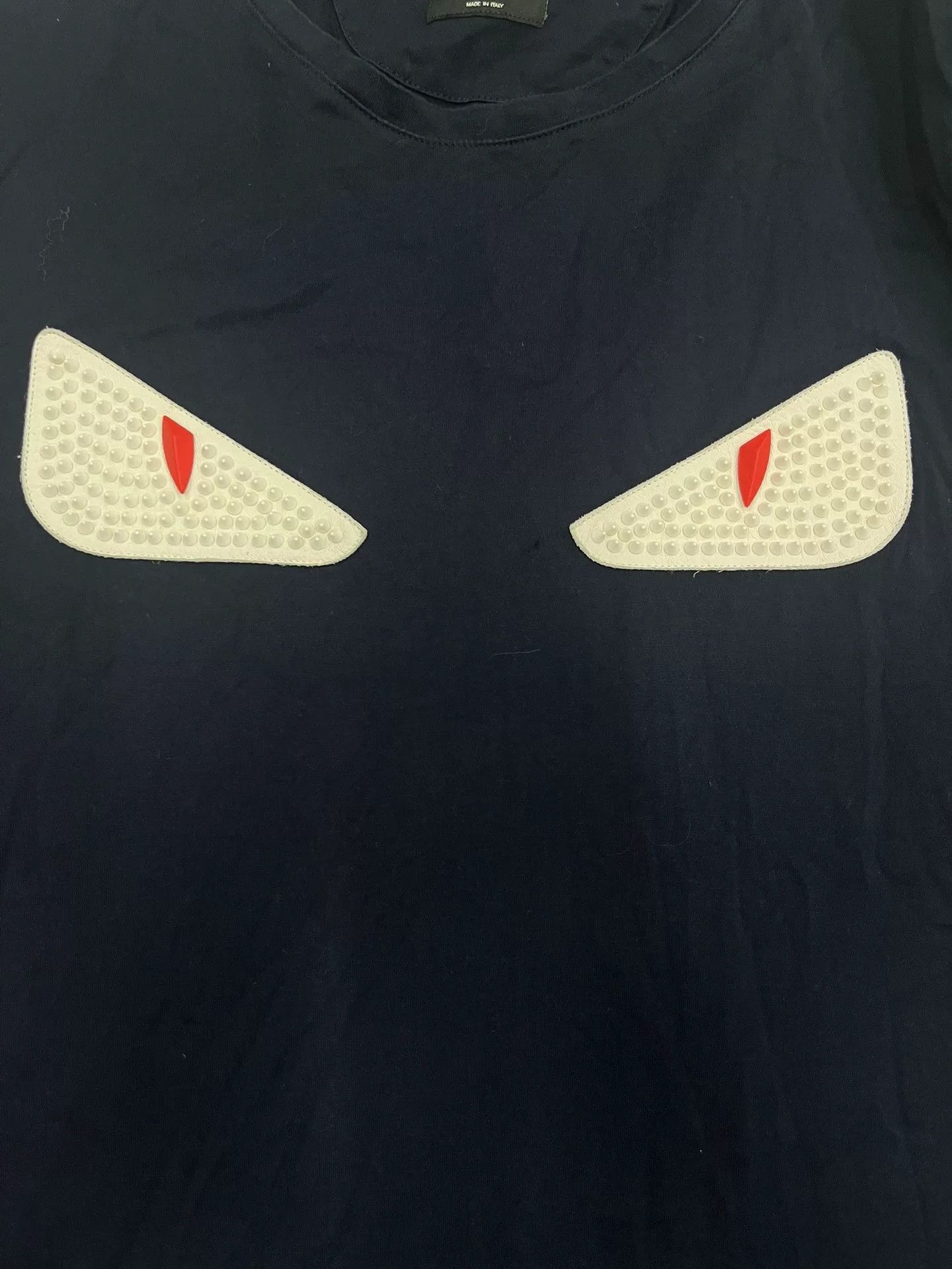 Fendi Fendi Eye Logo Short Sleeve T-Shirt Size US L / EU 52-54 / 3 - 3 Thumbnail