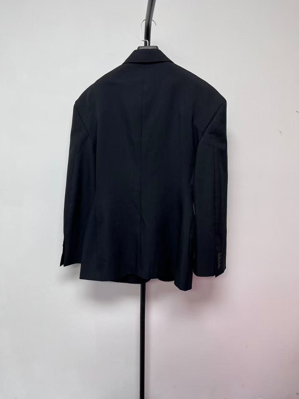 Balenciaga Balenciaga Solid Single-Breasted Casual Blazer Size US S / EU 44-46 / 1 - 2 Thumbnail
